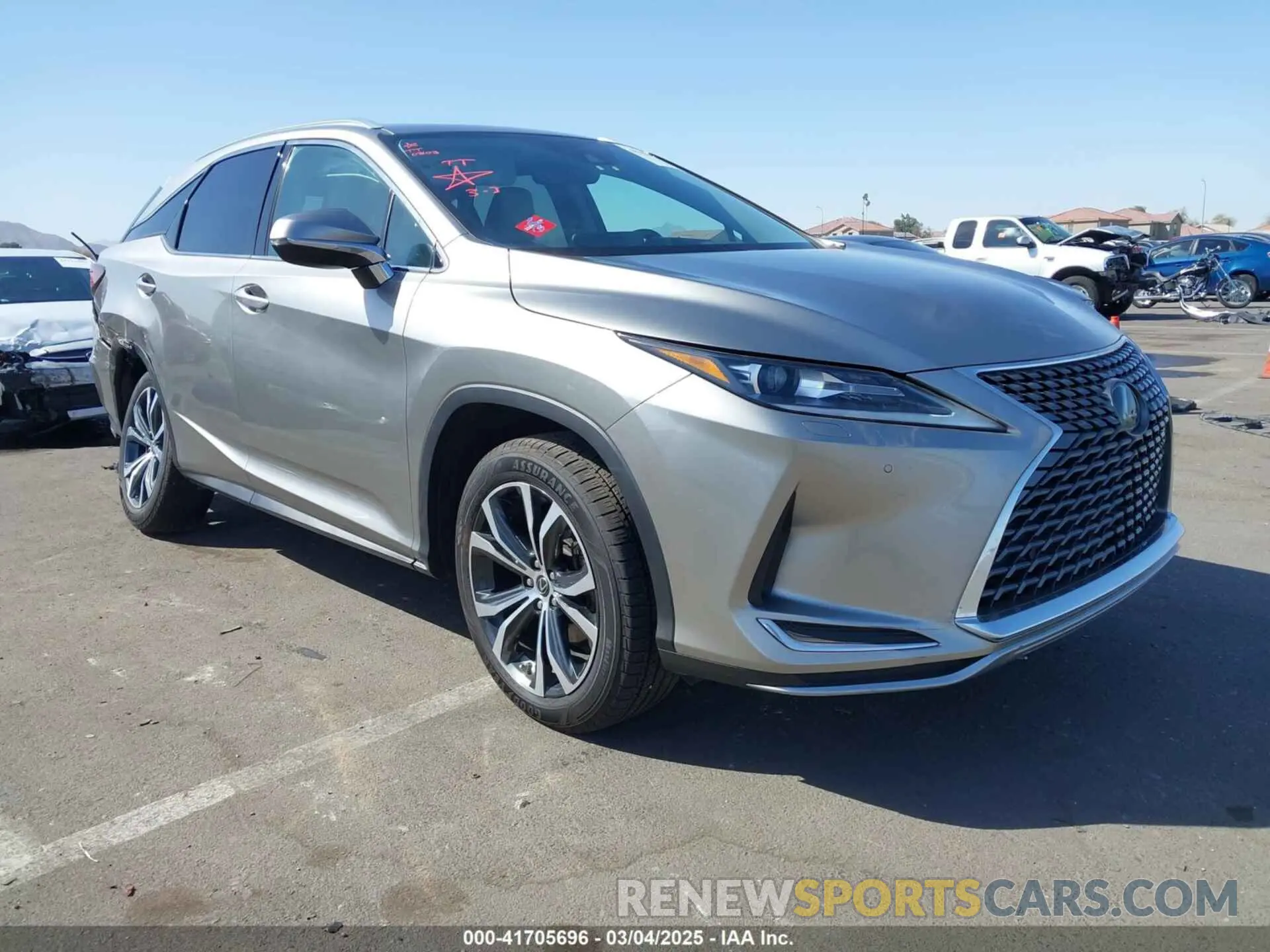 1 fotografías del automóvil dañado 2T2HZMDA1LC256074 LEXUS RX 350 2020