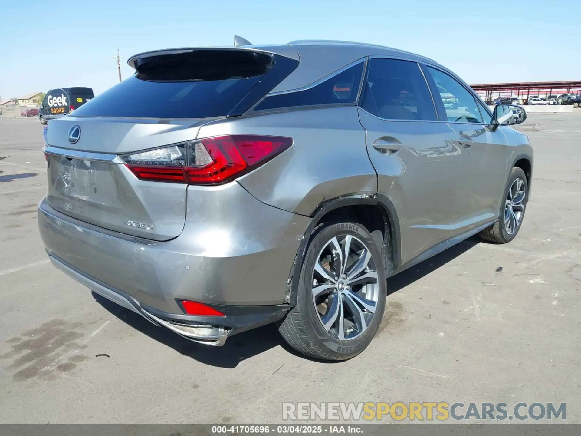 4 fotografías del automóvil dañado 2T2HZMDA1LC256074 LEXUS RX 350 2020