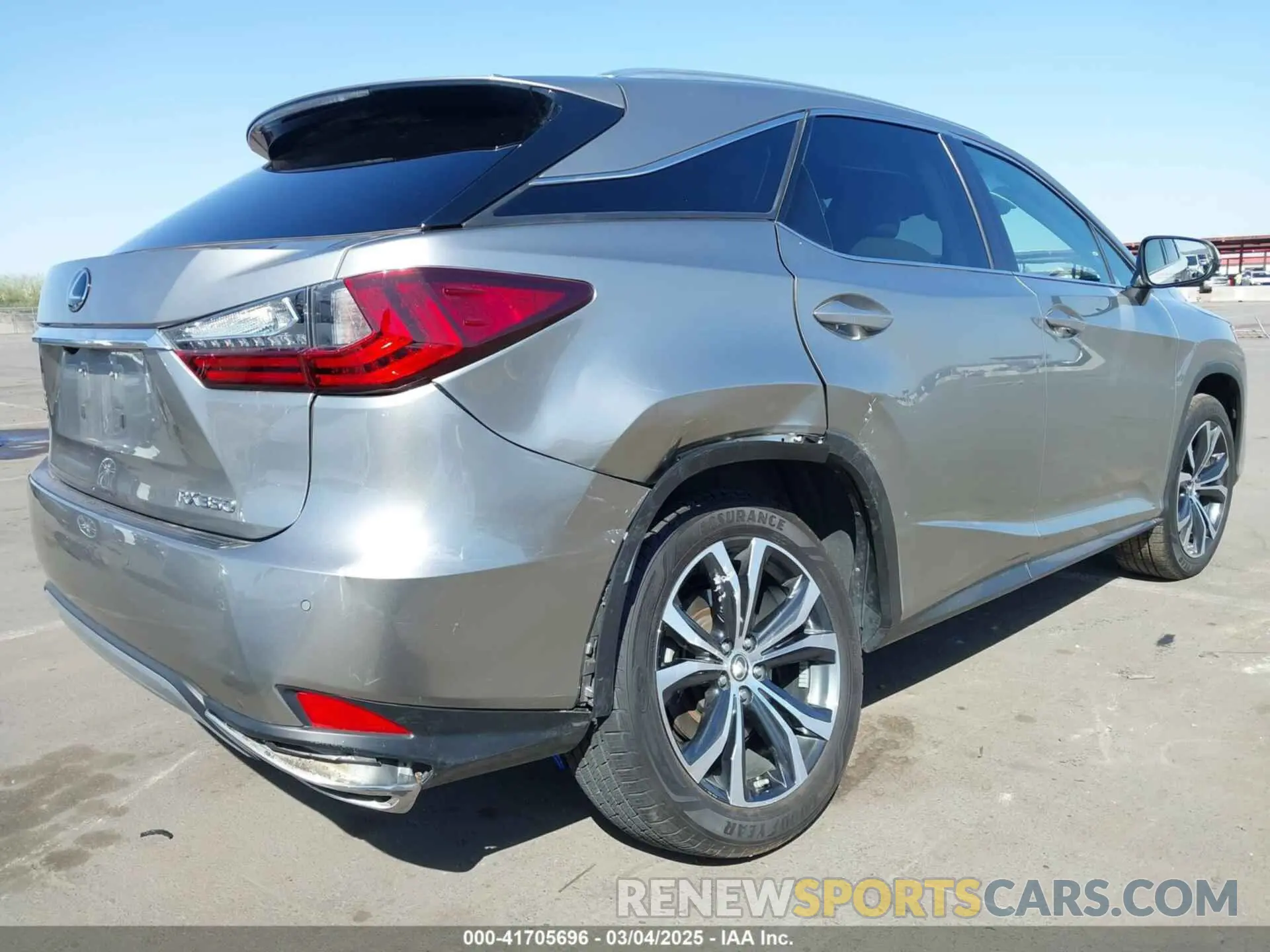 6 fotografías del automóvil dañado 2T2HZMDA1LC256074 LEXUS RX 350 2020