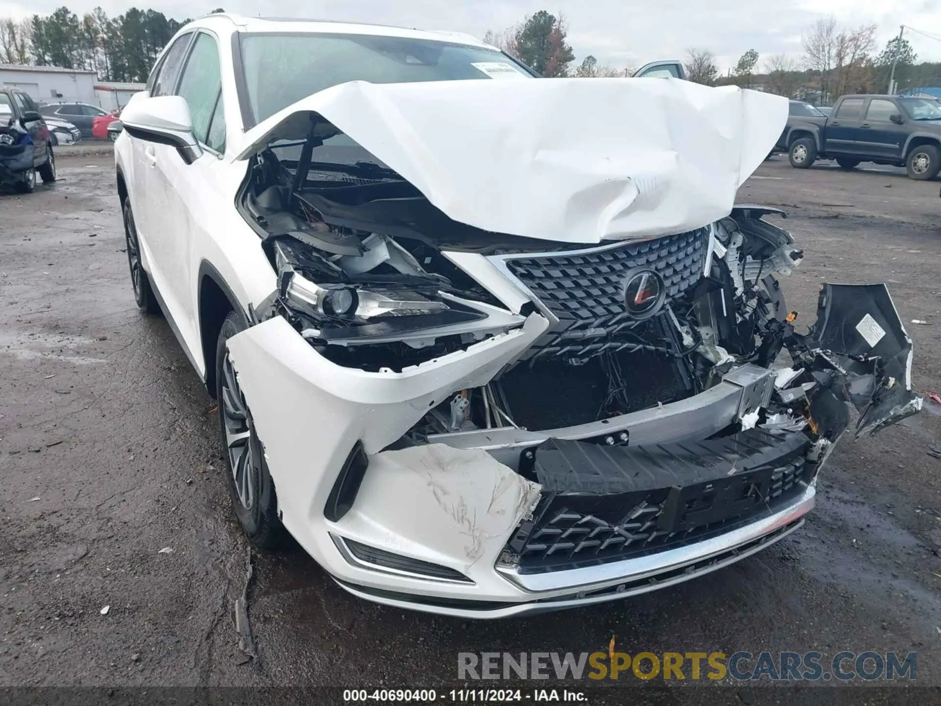 6 fotografías del automóvil dañado 2T2HZMDA2LC233399 LEXUS RX 350 2020
