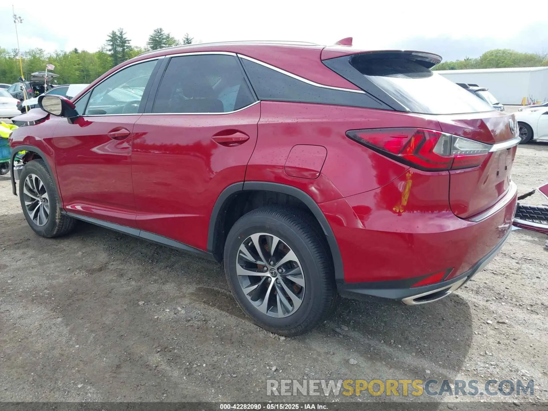3 fotografías del automóvil dañado 2T2HZMDA6LC219456 LEXUS RX 350 2020
