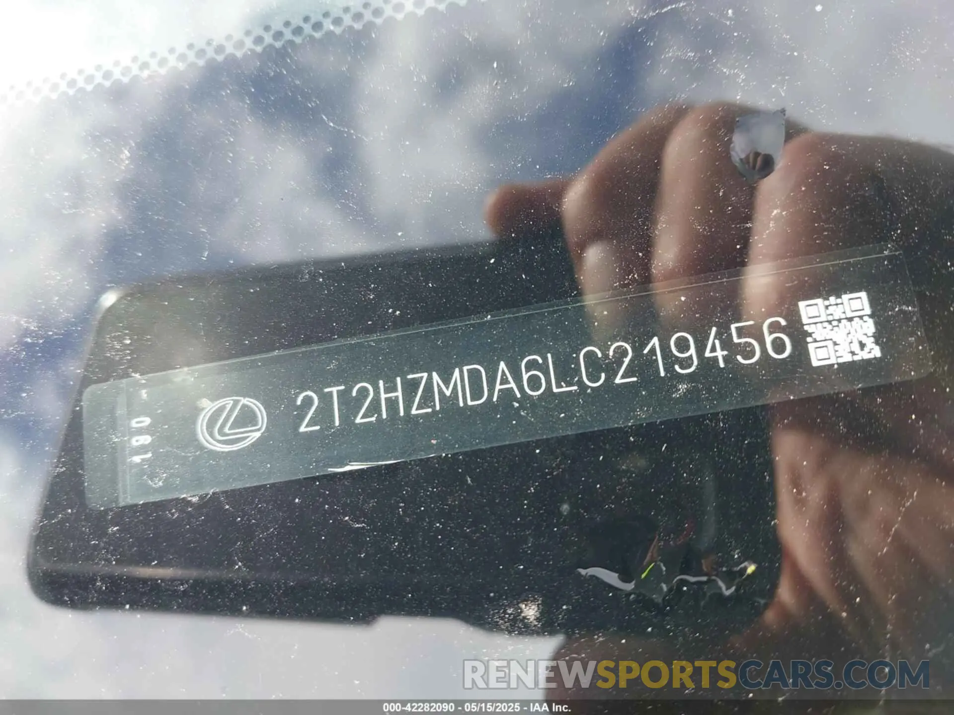 9 fotografías del automóvil dañado 2T2HZMDA6LC219456 LEXUS RX 350 2020