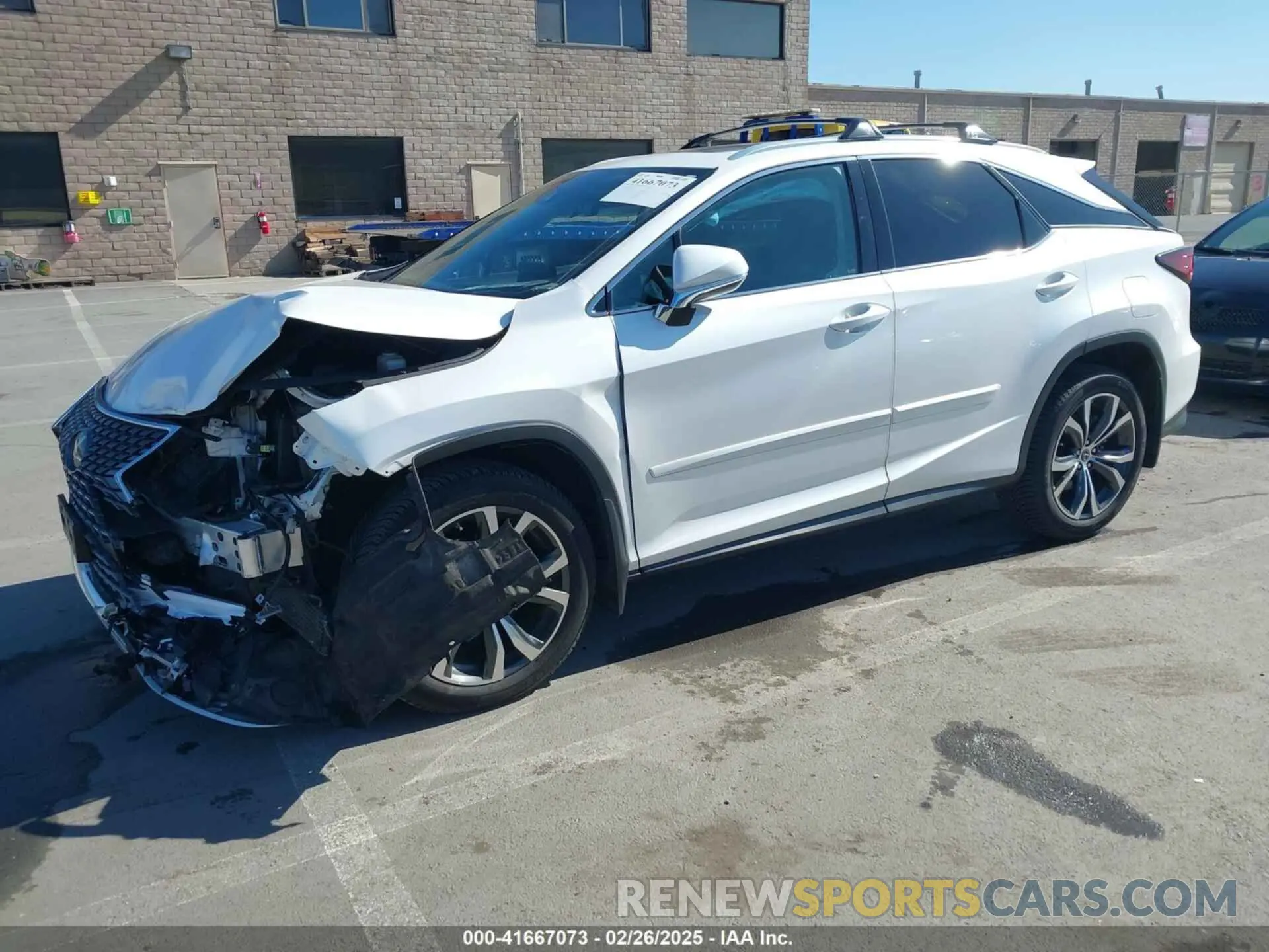 2 fotografías del automóvil dañado 2T2HZMDA8LC252023 LEXUS RX 350 2020