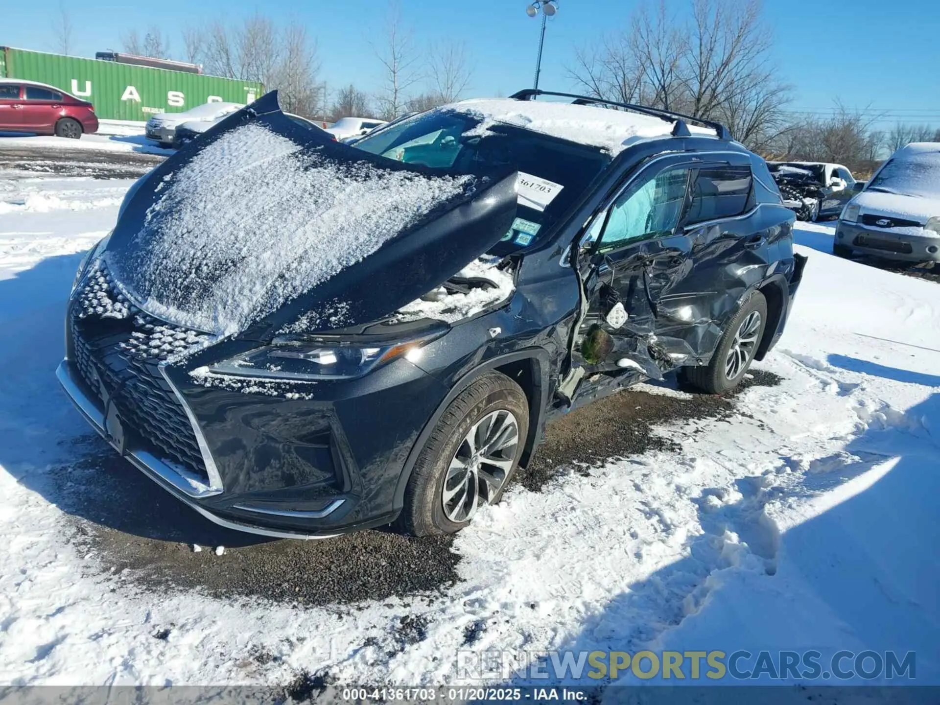 2 fotografías del automóvil dañado 2T2HZMDA9LC224036 LEXUS RX 350 2020