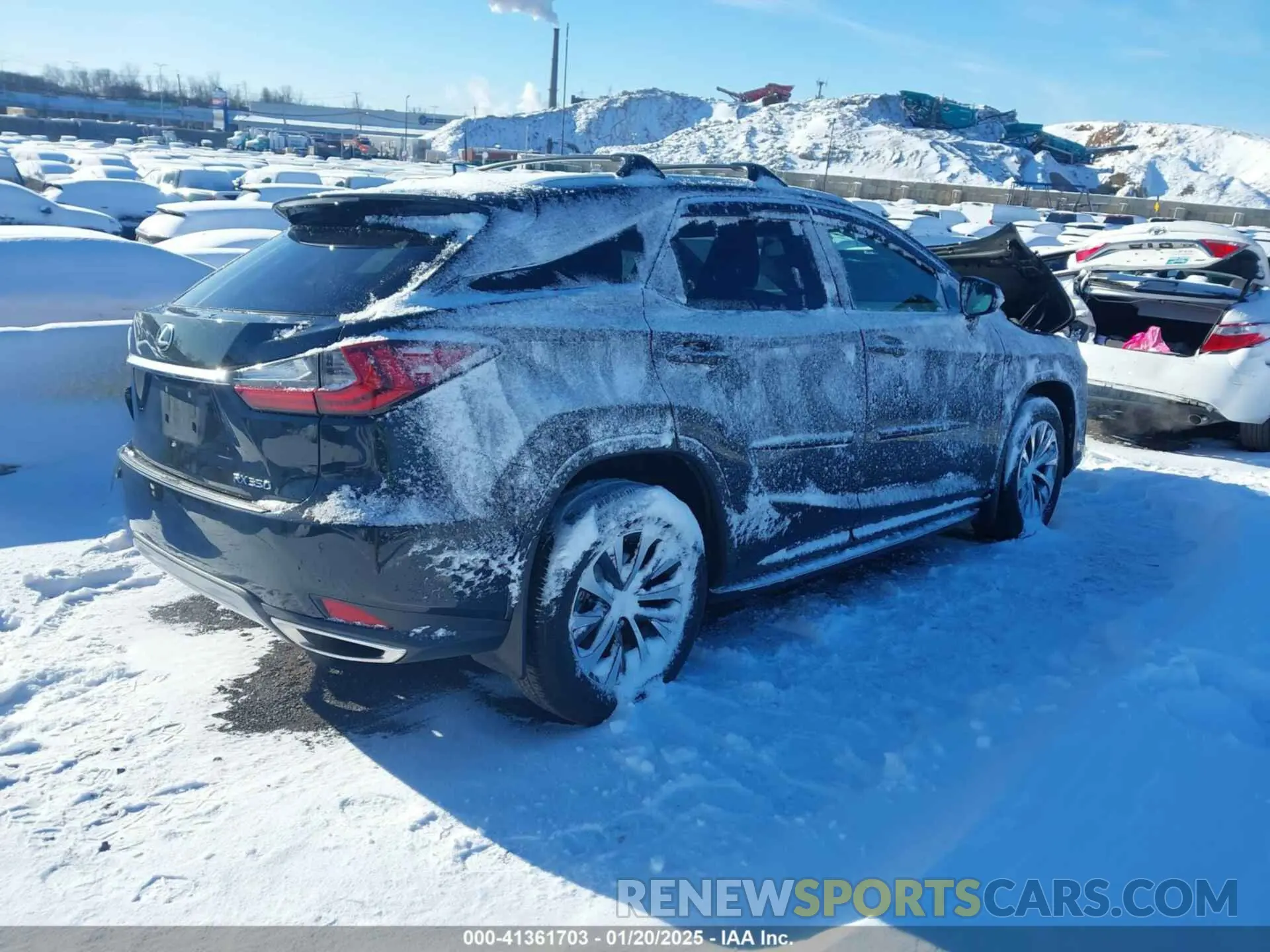 4 fotografías del automóvil dañado 2T2HZMDA9LC224036 LEXUS RX 350 2020