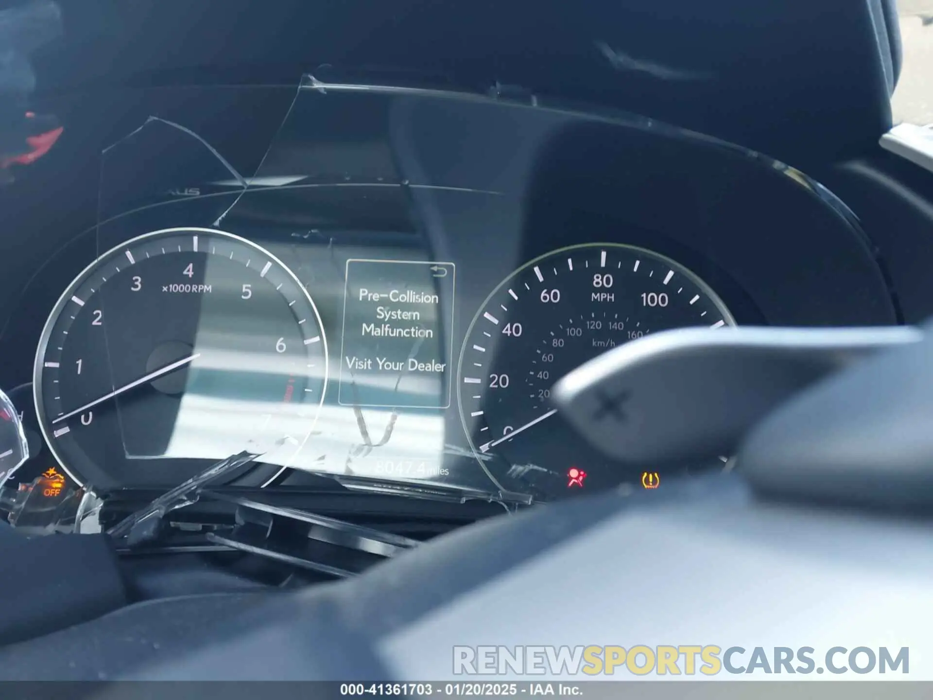 7 fotografías del automóvil dañado 2T2HZMDA9LC224036 LEXUS RX 350 2020