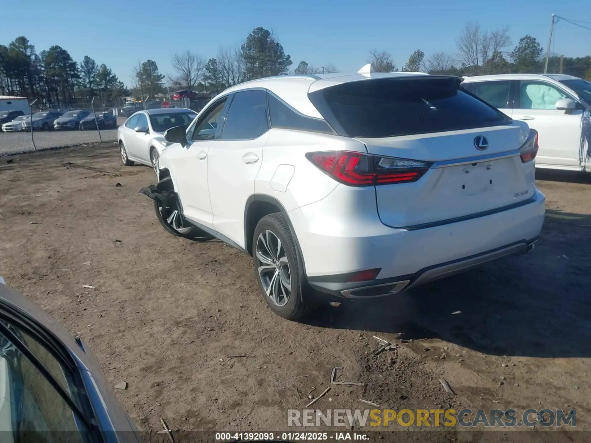 3 fotografías del automóvil dañado 2T2HZMDA9LC253889 LEXUS RX 350 2020