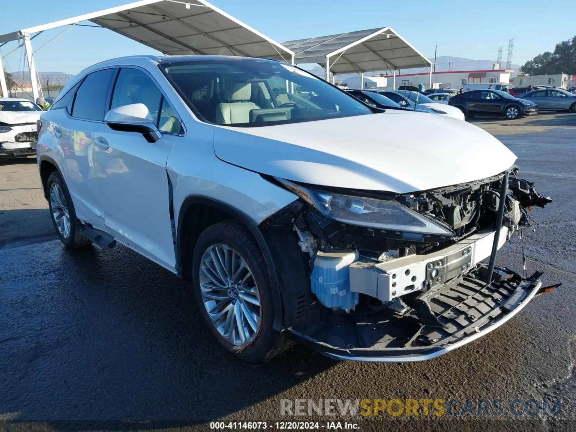 1 fotografías del automóvil dañado 2T2JZMAA4LC153642 LEXUS RX 350 2020