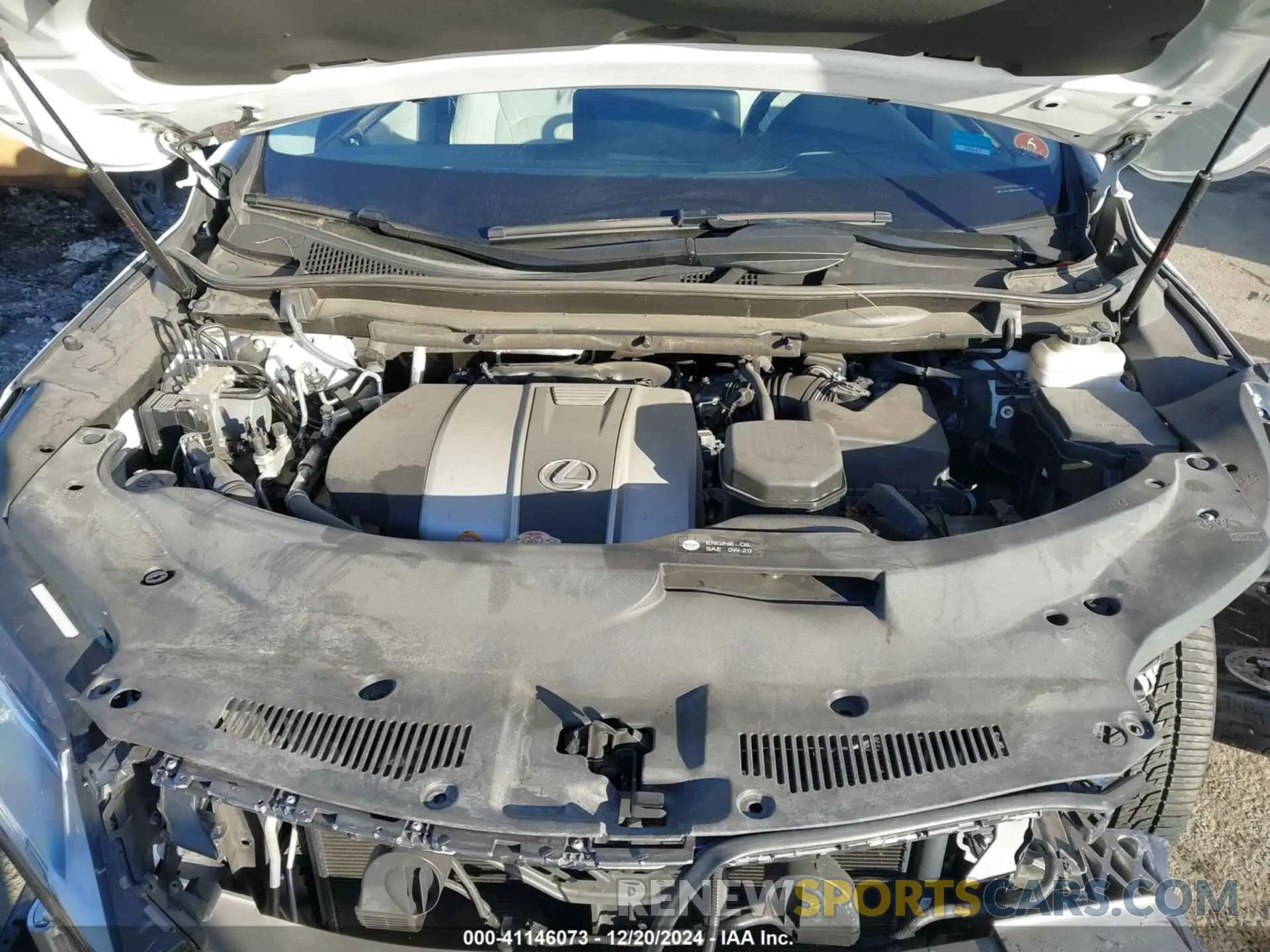 10 fotografías del automóvil dañado 2T2JZMAA4LC153642 LEXUS RX 350 2020