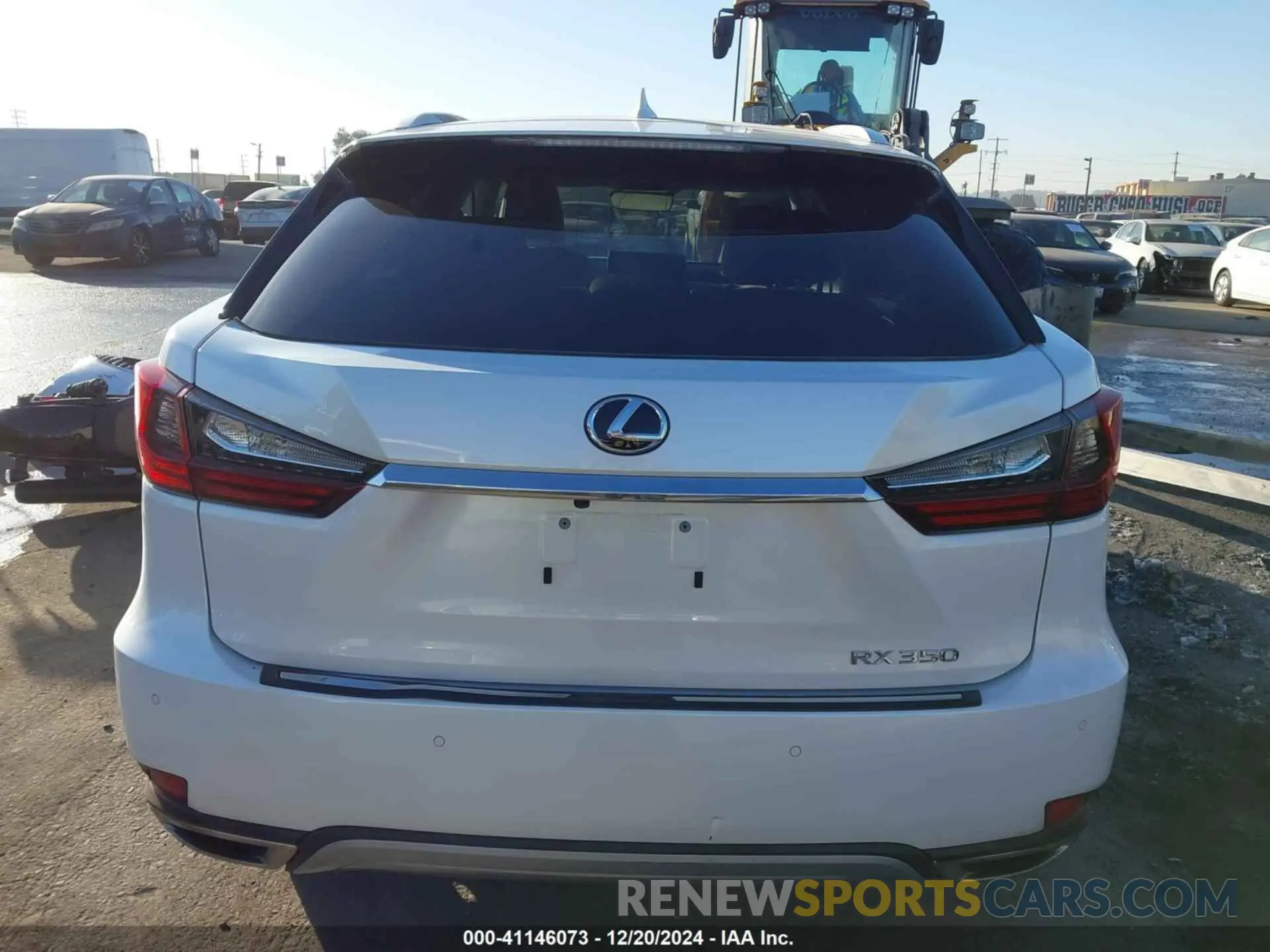 17 fotografías del automóvil dañado 2T2JZMAA4LC153642 LEXUS RX 350 2020