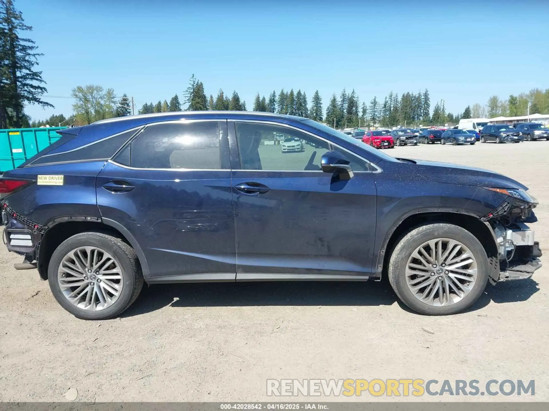 14 fotografías del automóvil dañado 2T2JZMDA2LC223392 LEXUS RX 350 2020