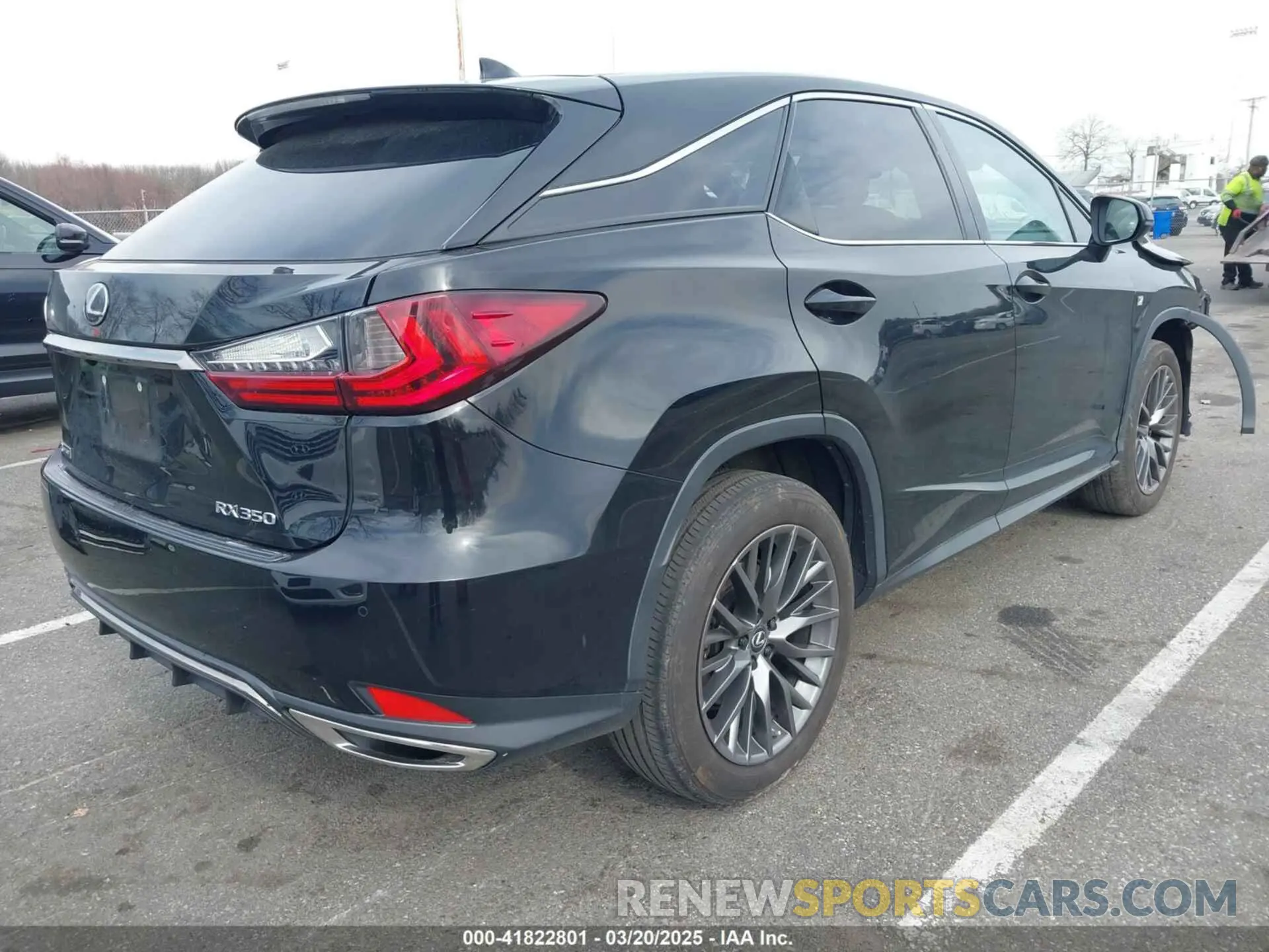 4 fotografías del automóvil dañado 2T2SZMDA8LC256854 LEXUS RX 350 2020
