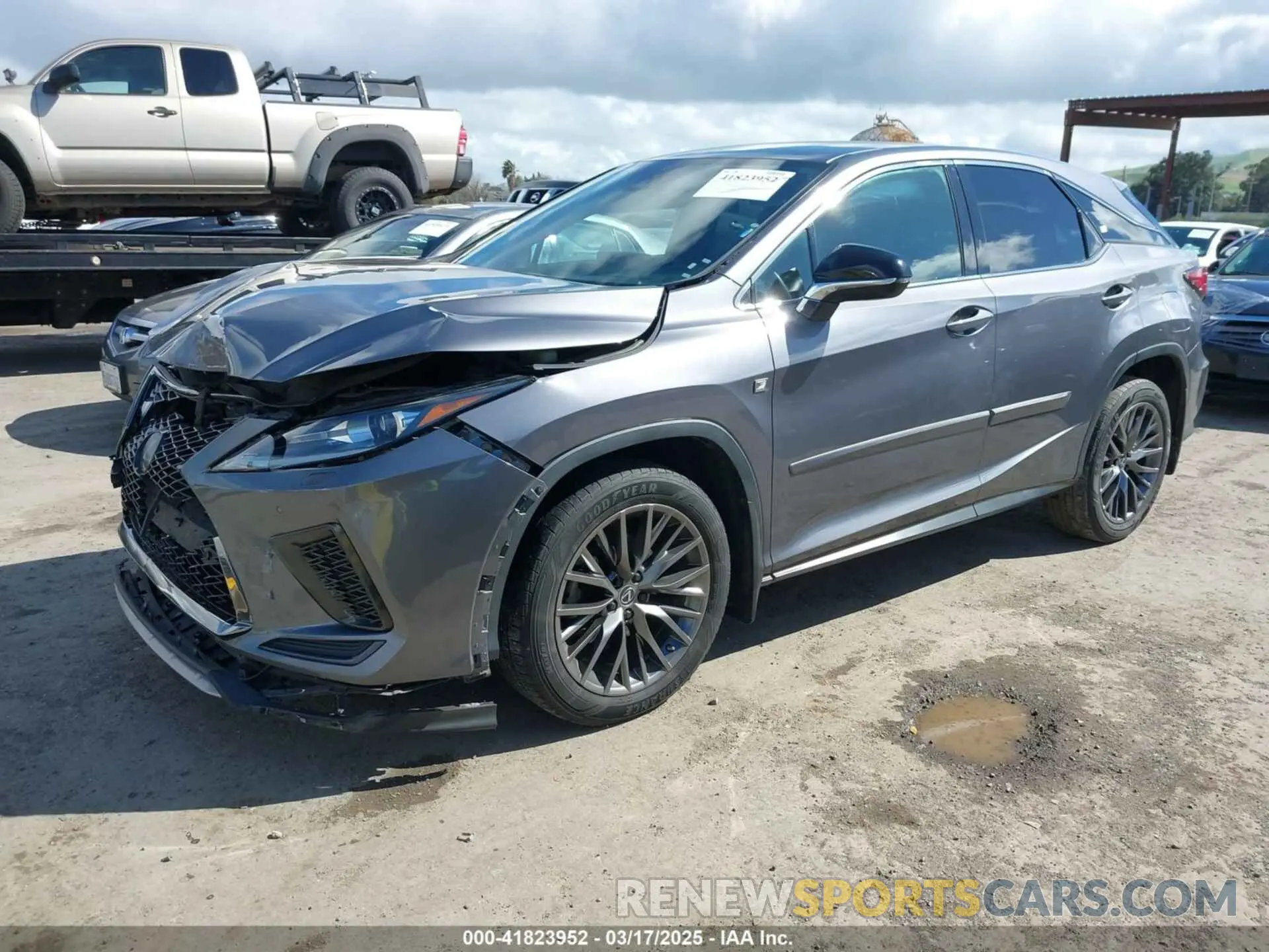 2 fotografías del automóvil dañado 2T2SZMDA9LC221224 LEXUS RX 350 2020