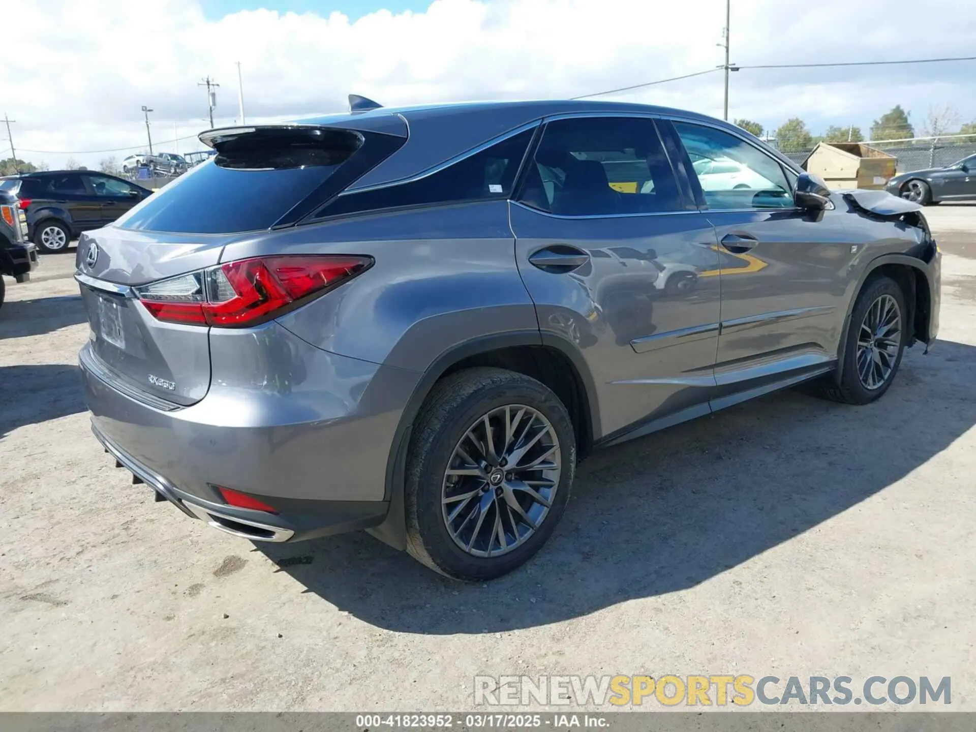 4 fotografías del automóvil dañado 2T2SZMDA9LC221224 LEXUS RX 350 2020