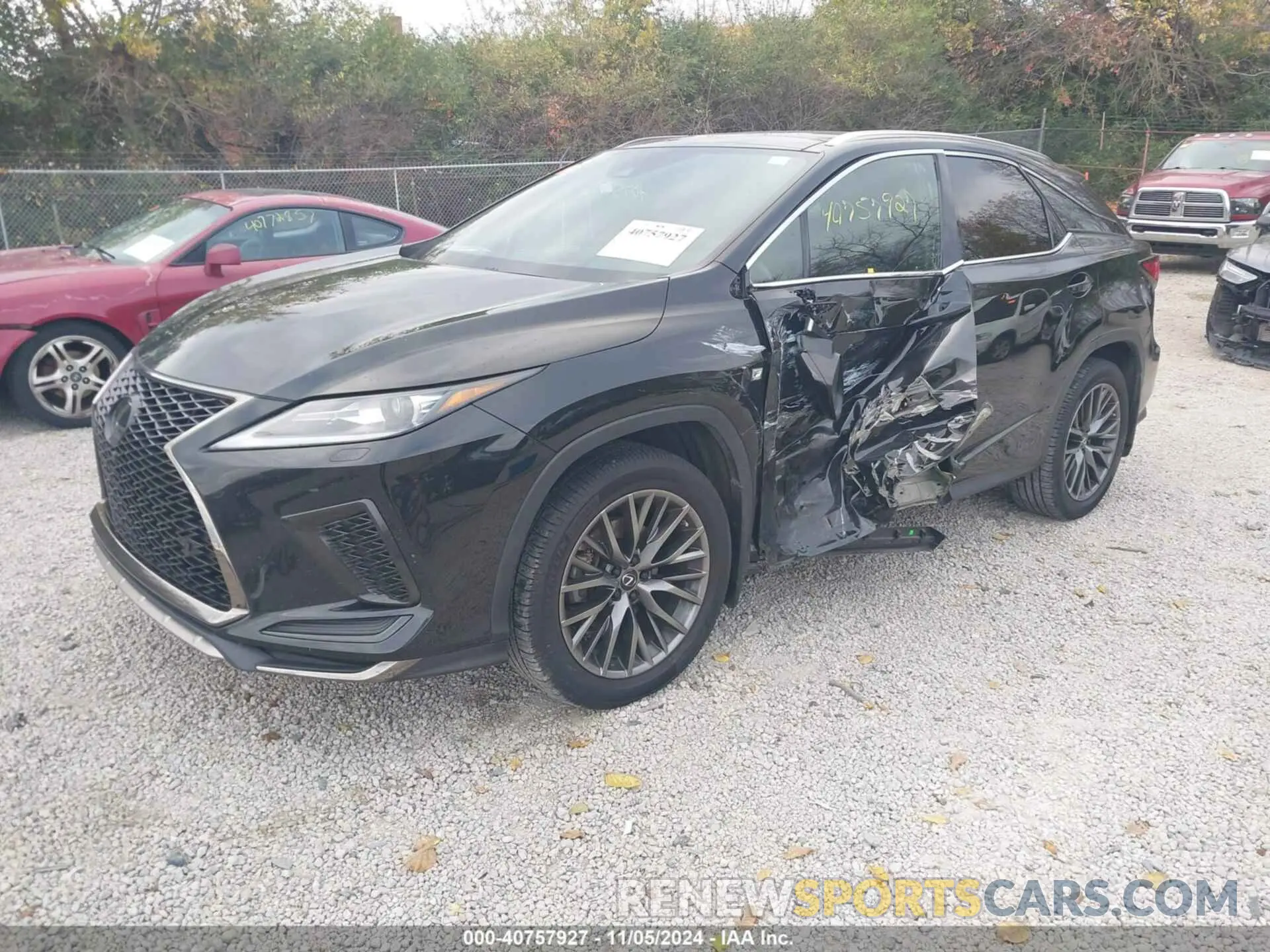 2 fotografías del automóvil dañado 2T2YZMDA7LC250750 LEXUS RX 350 2020