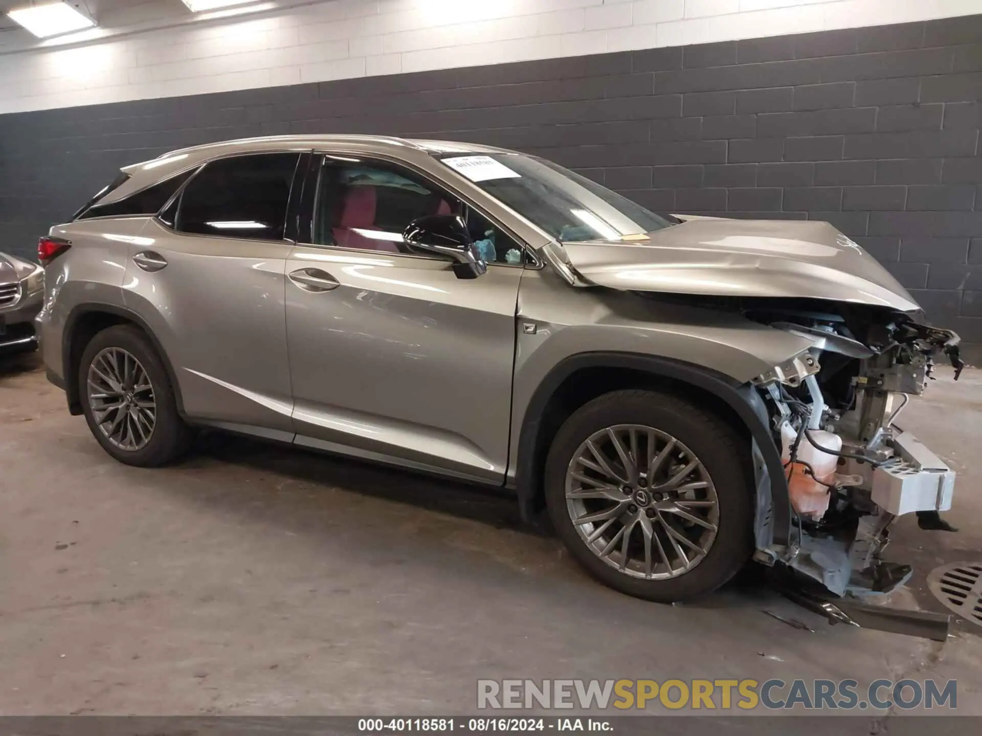1 fotografías del automóvil dañado 2T2YZMDA7LC252501 LEXUS RX 350 2020