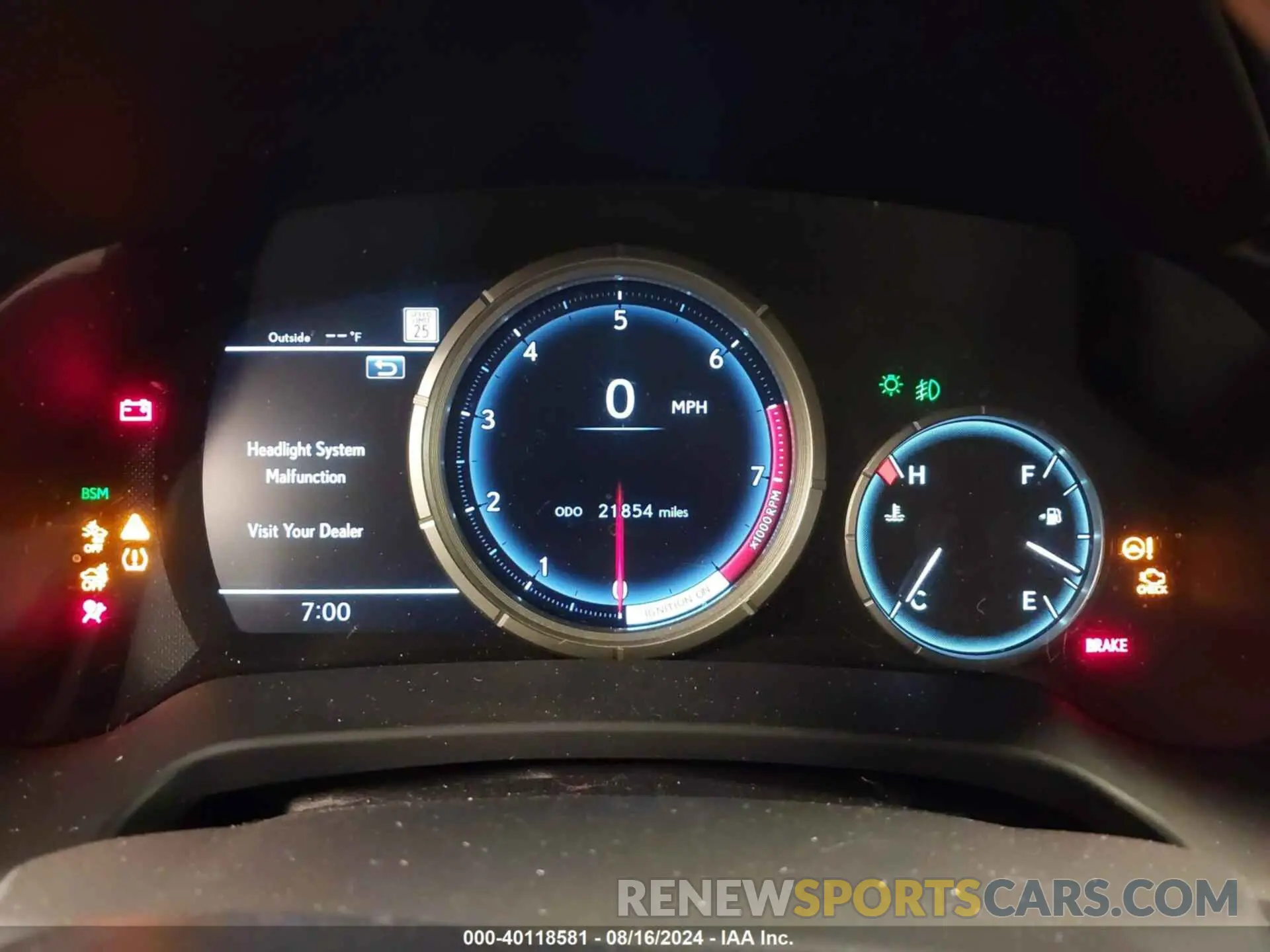 16 fotografías del automóvil dañado 2T2YZMDA7LC252501 LEXUS RX 350 2020