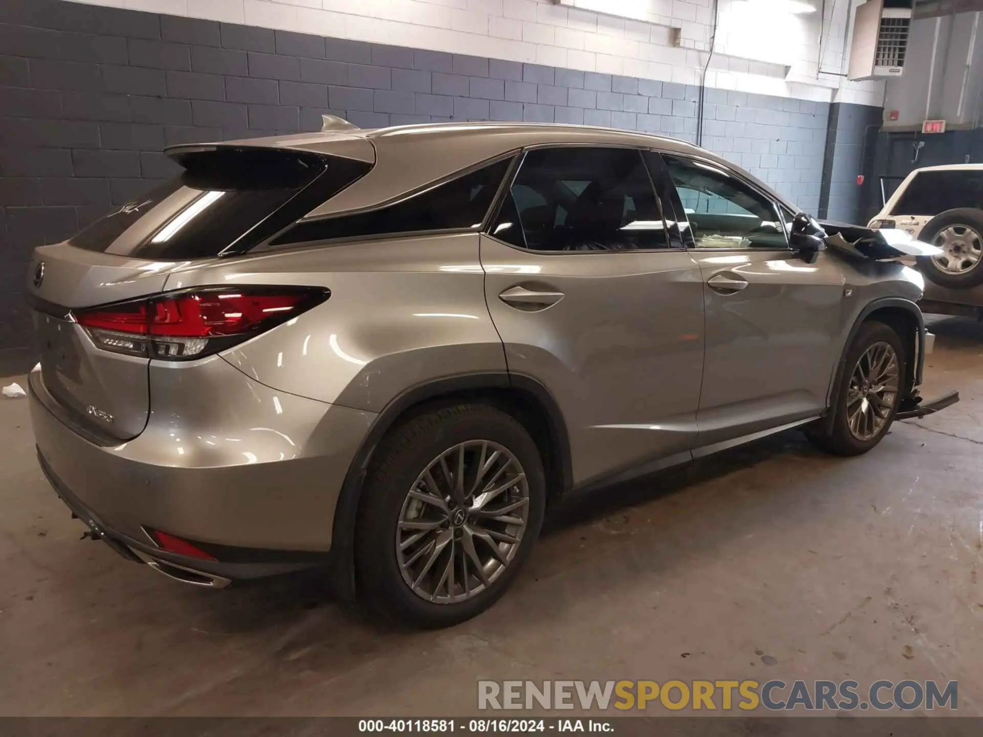 4 fotografías del automóvil dañado 2T2YZMDA7LC252501 LEXUS RX 350 2020