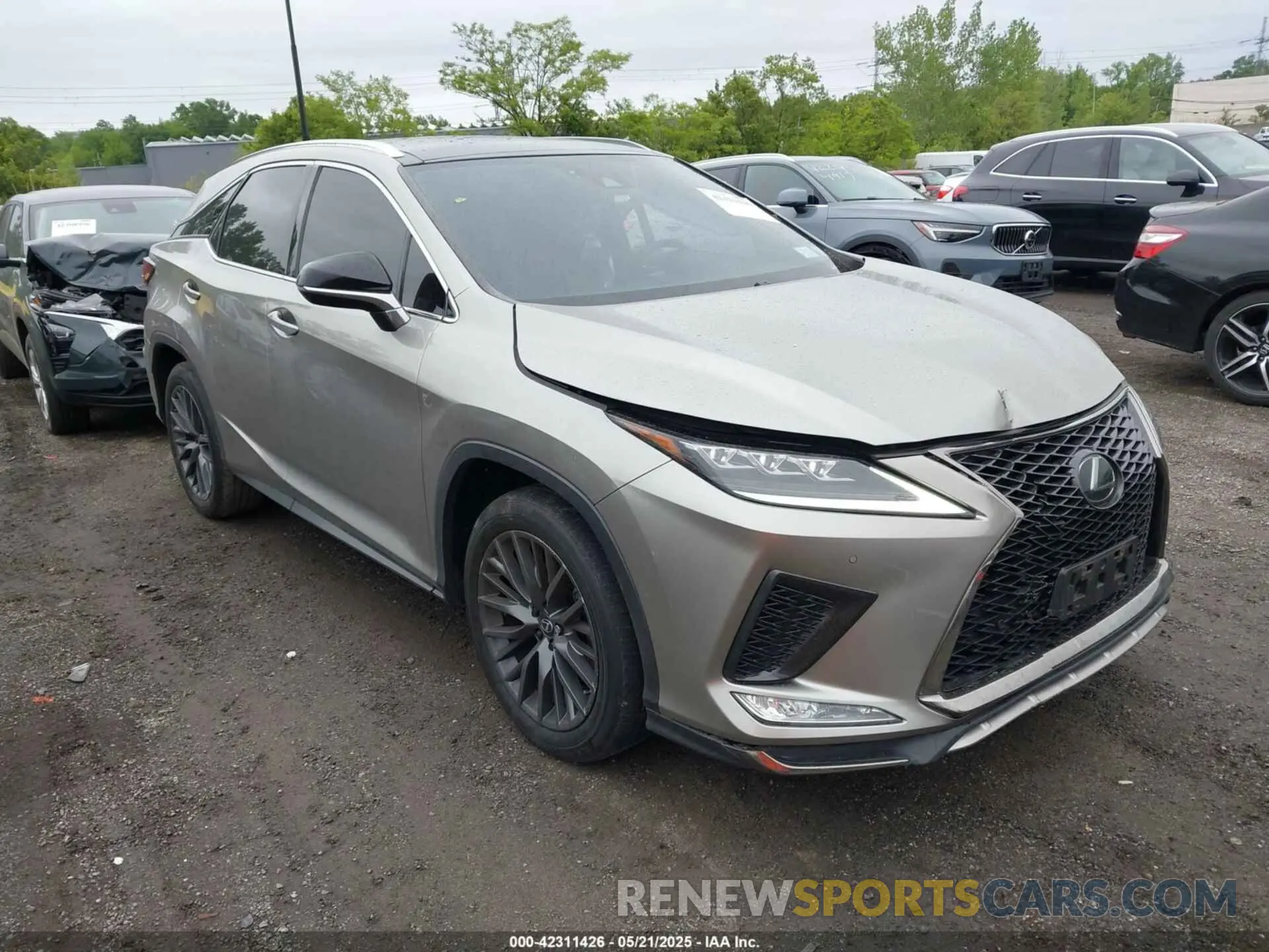 1 fotografías del automóvil dañado 2T2YZMDAXLC234736 LEXUS RX 350 2020