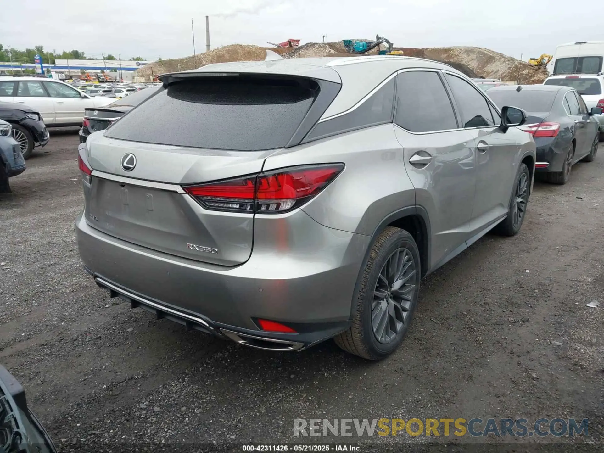 4 fotografías del automóvil dañado 2T2YZMDAXLC234736 LEXUS RX 350 2020