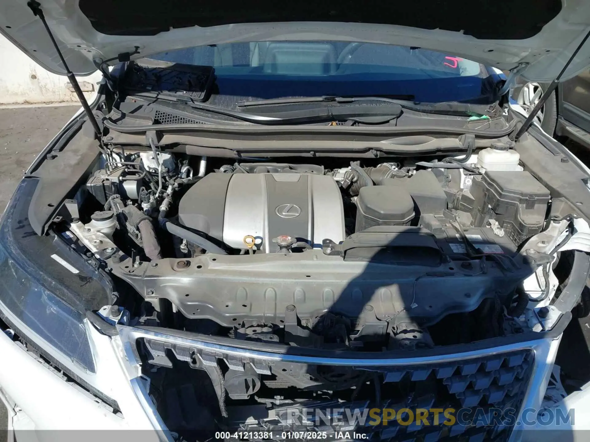 10 fotografías del automóvil dañado 2T2AZMAA0MC206743 LEXUS RX 350 2021