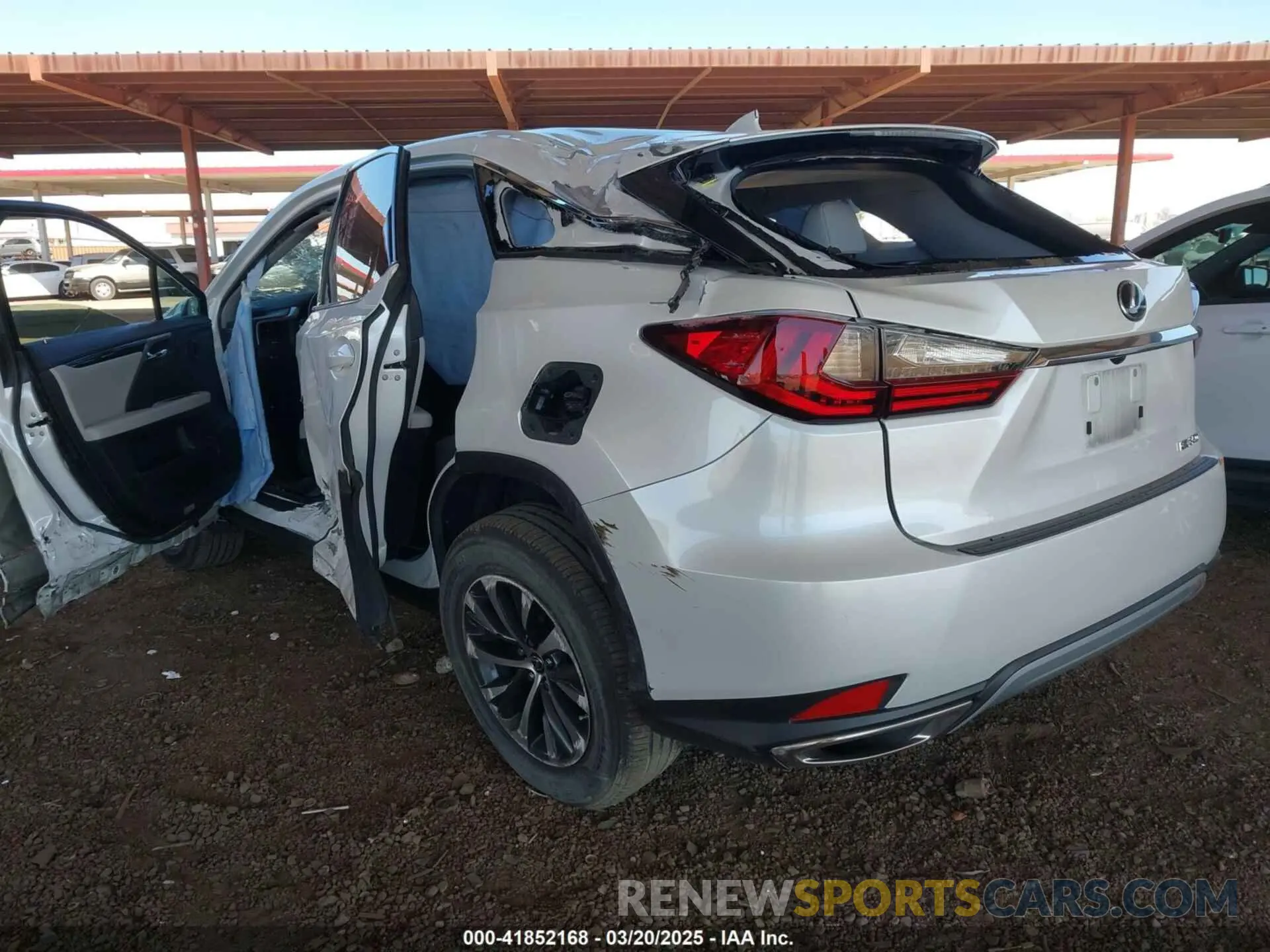 3 fotografías del automóvil dañado 2T2AZMAA7MC214144 LEXUS RX 350 2021