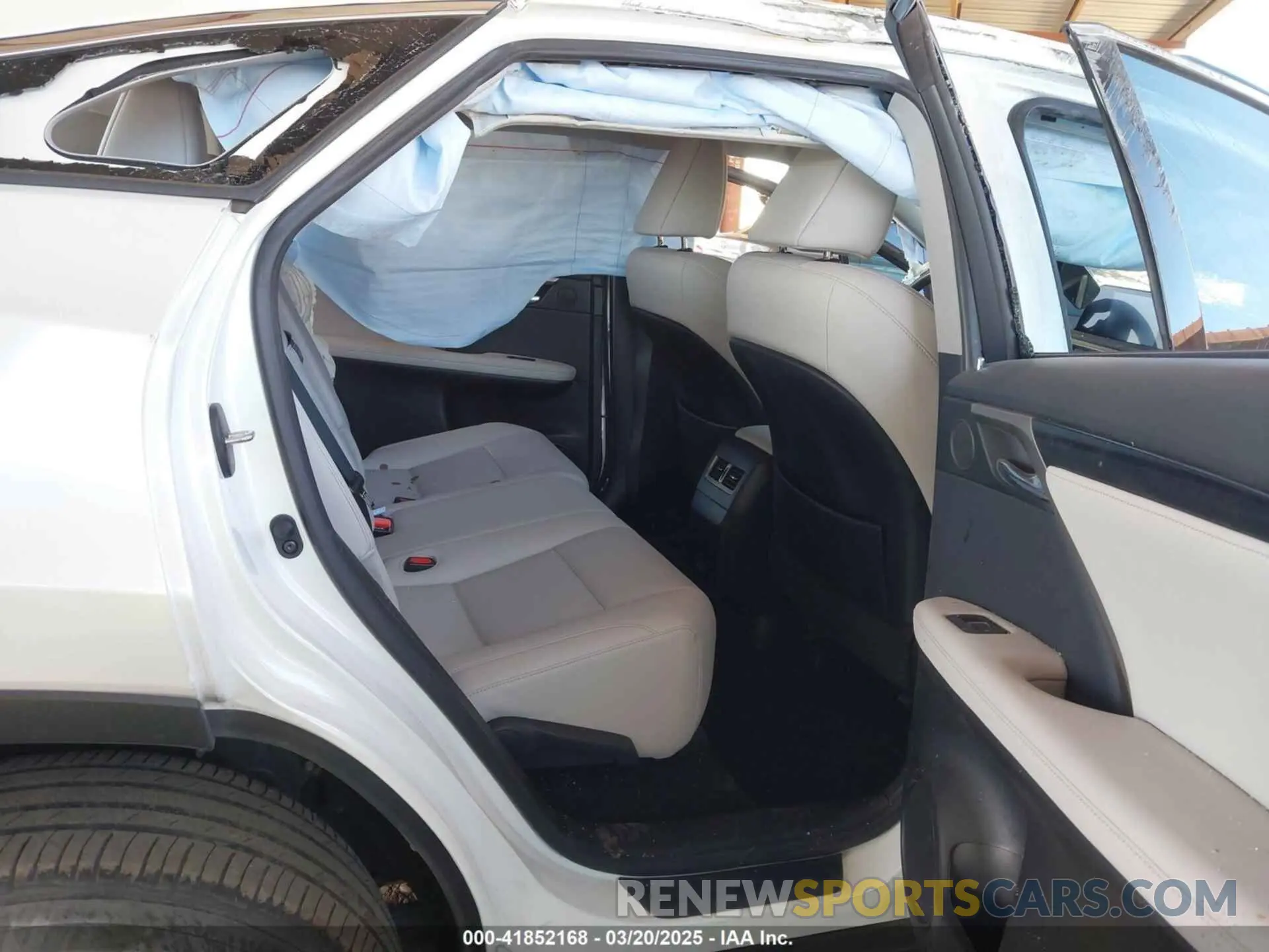 8 fotografías del automóvil dañado 2T2AZMAA7MC214144 LEXUS RX 350 2021