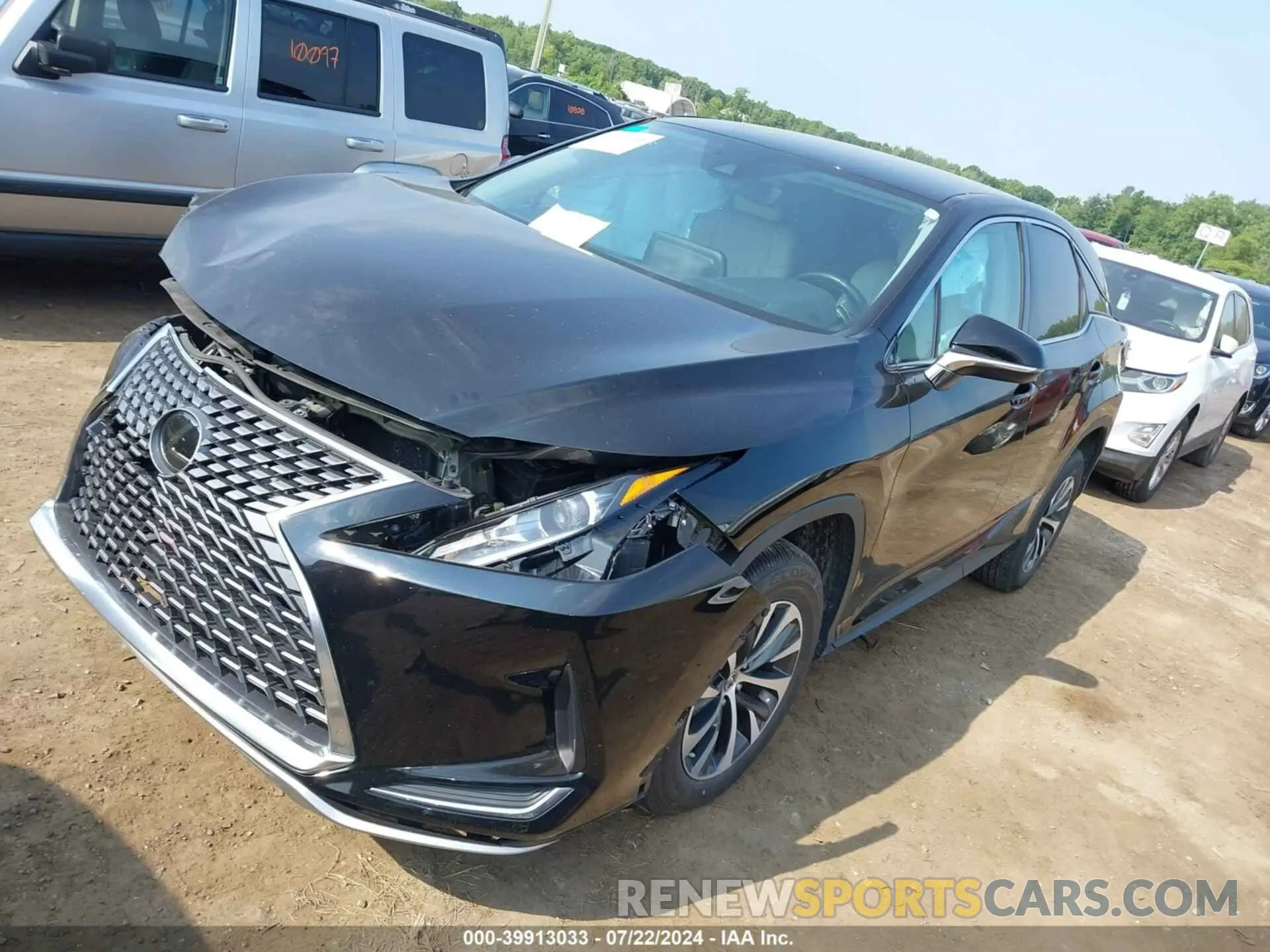 2 fotografías del automóvil dañado 2T2AZMDA1MC269099 LEXUS RX 350 2021