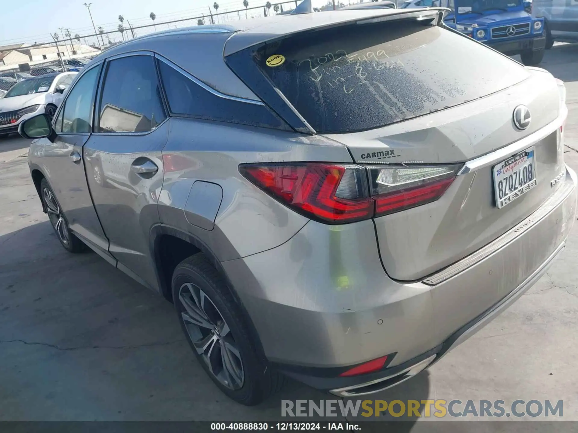 3 fotografías del automóvil dañado 2T2HZMAA4MC195499 LEXUS RX 350 2021