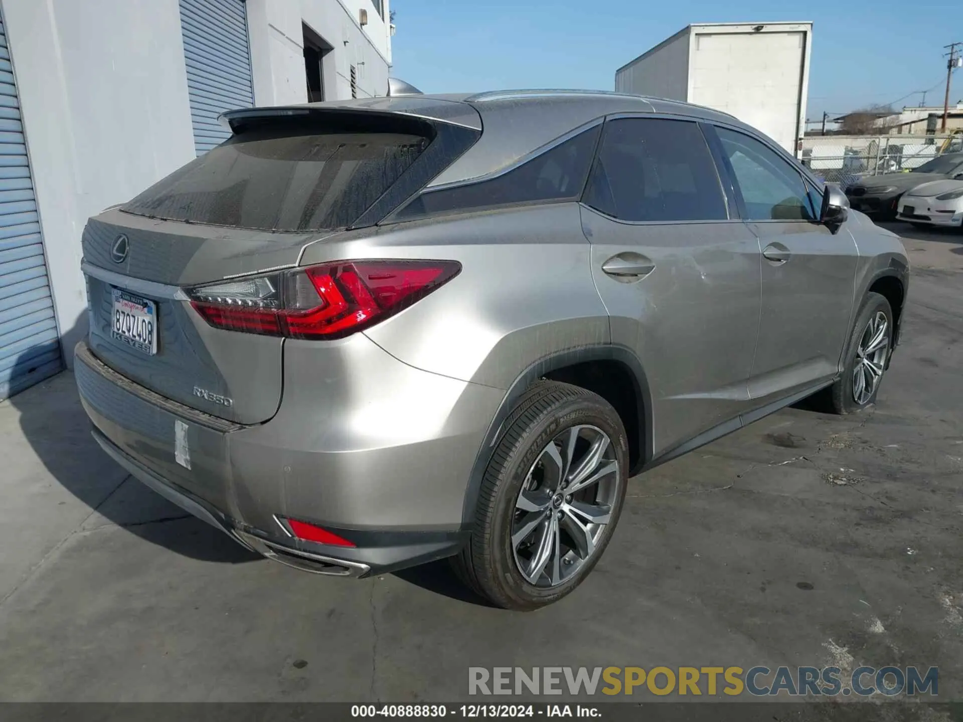 4 fotografías del automóvil dañado 2T2HZMAA4MC195499 LEXUS RX 350 2021