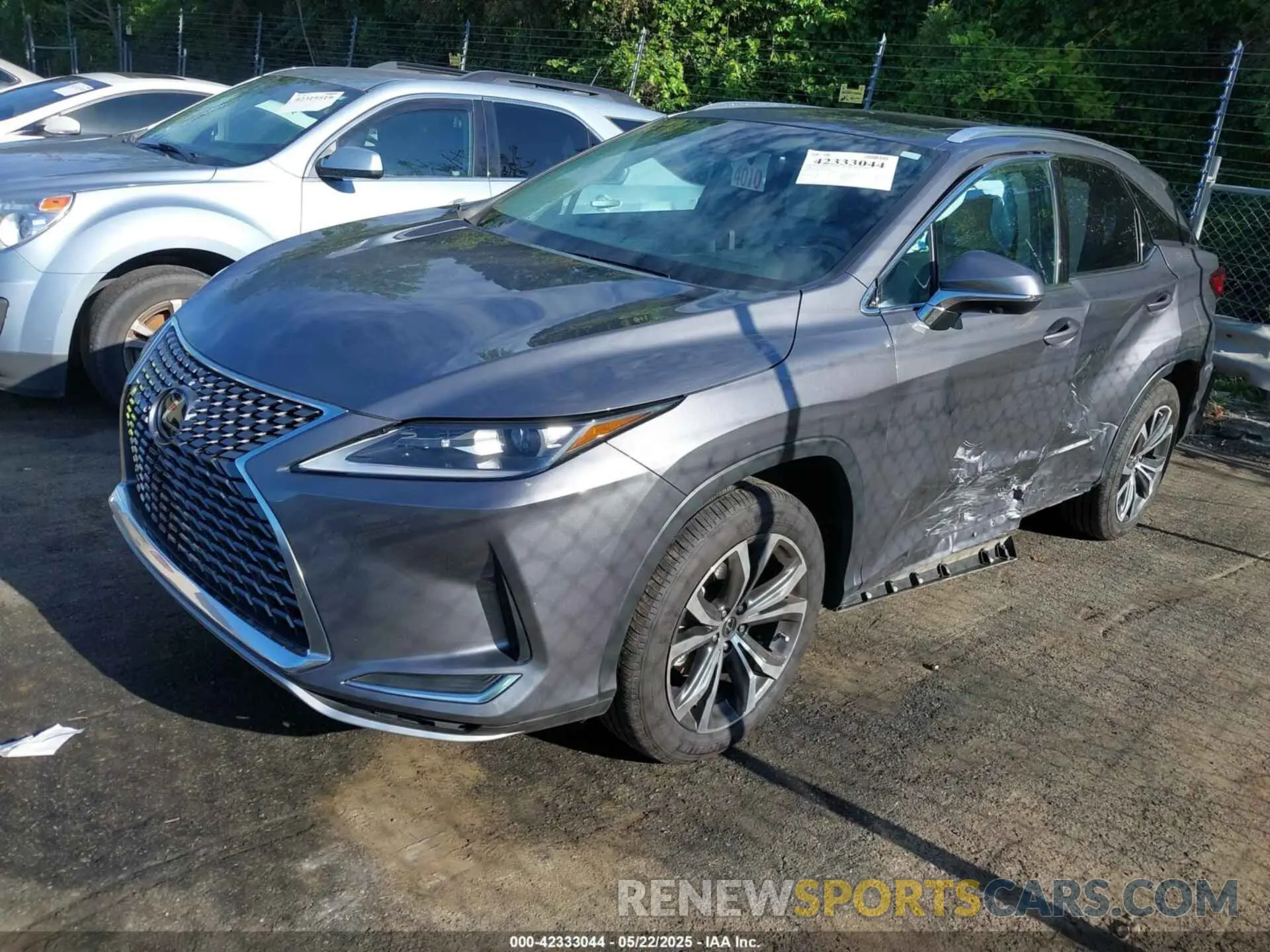 2 fotografías del automóvil dañado 2T2HZMAA4MC202161 LEXUS RX 350 2021