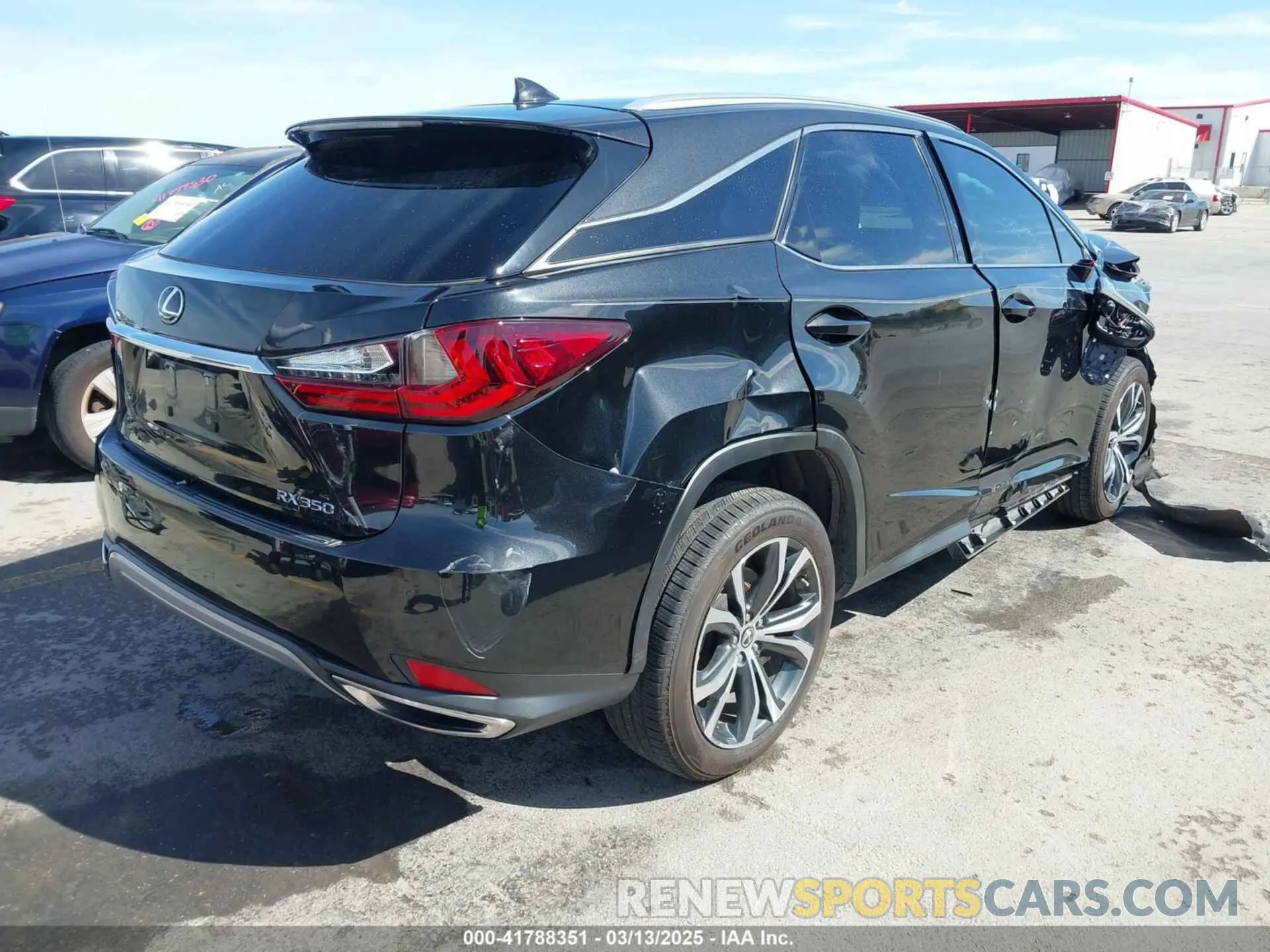 4 fotografías del automóvil dañado 2T2HZMAA7MC191981 LEXUS RX 350 2021