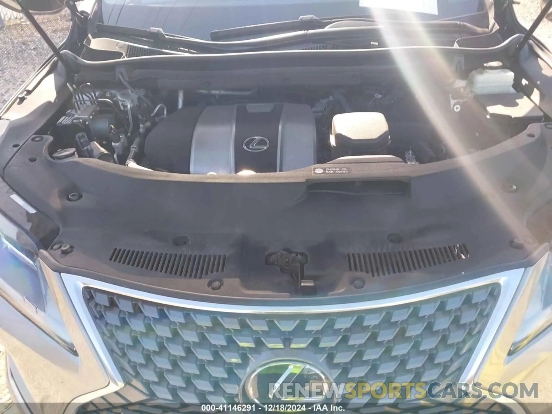 10 fotografías del automóvil dañado 2T2HZMAAXMC184958 LEXUS RX 350 2021