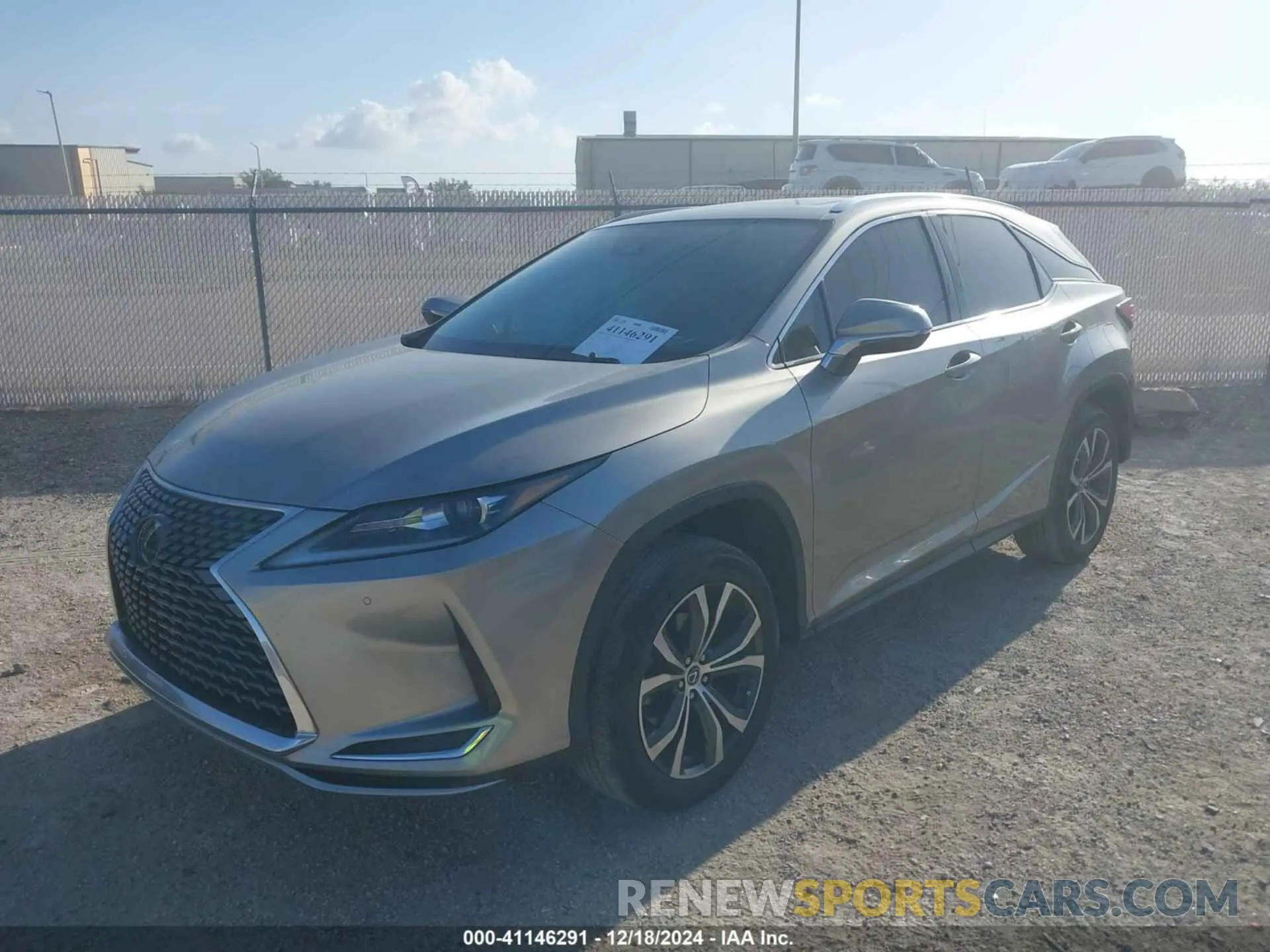 2 fotografías del automóvil dañado 2T2HZMAAXMC184958 LEXUS RX 350 2021