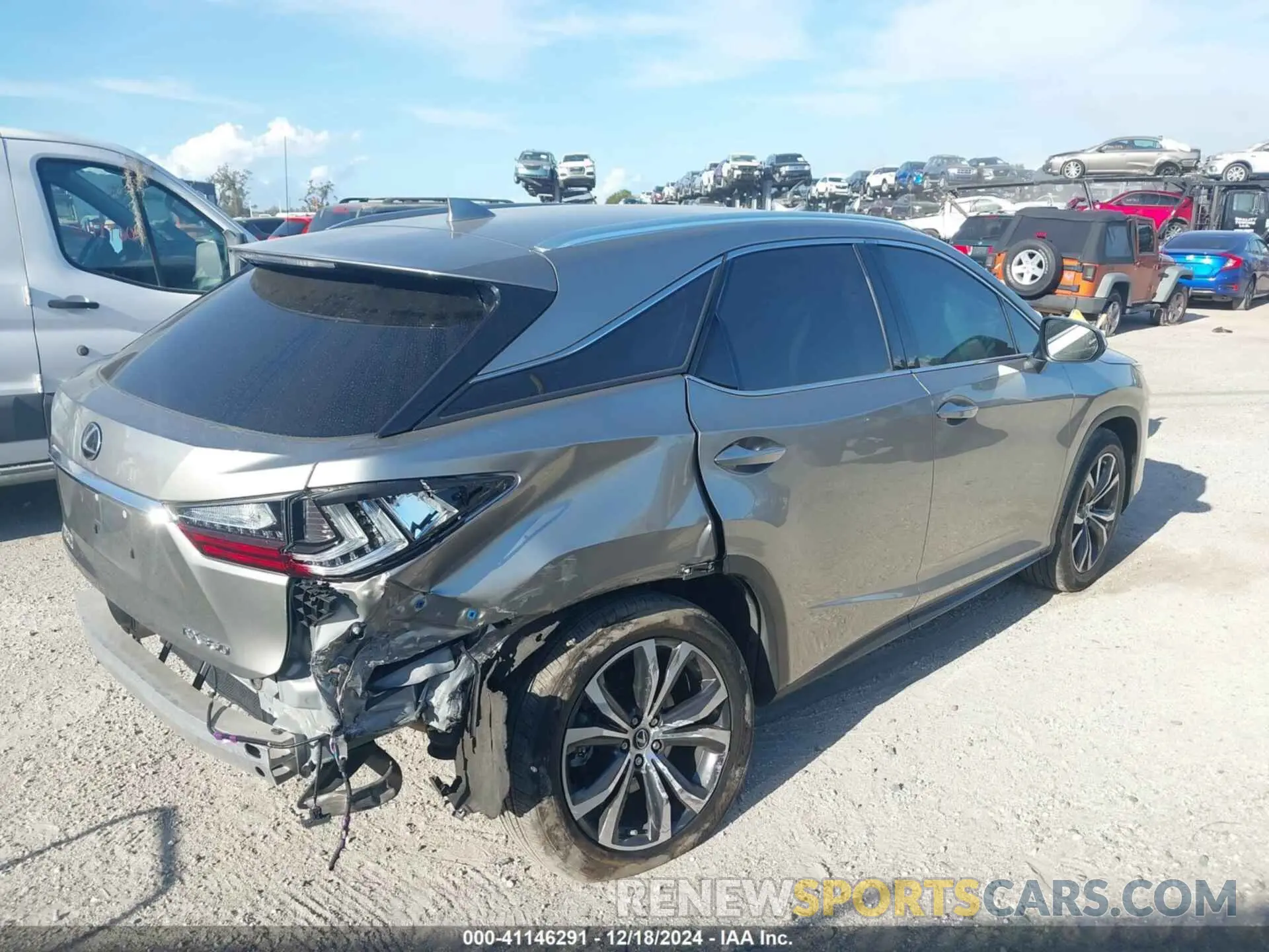 4 fotografías del automóvil dañado 2T2HZMAAXMC184958 LEXUS RX 350 2021