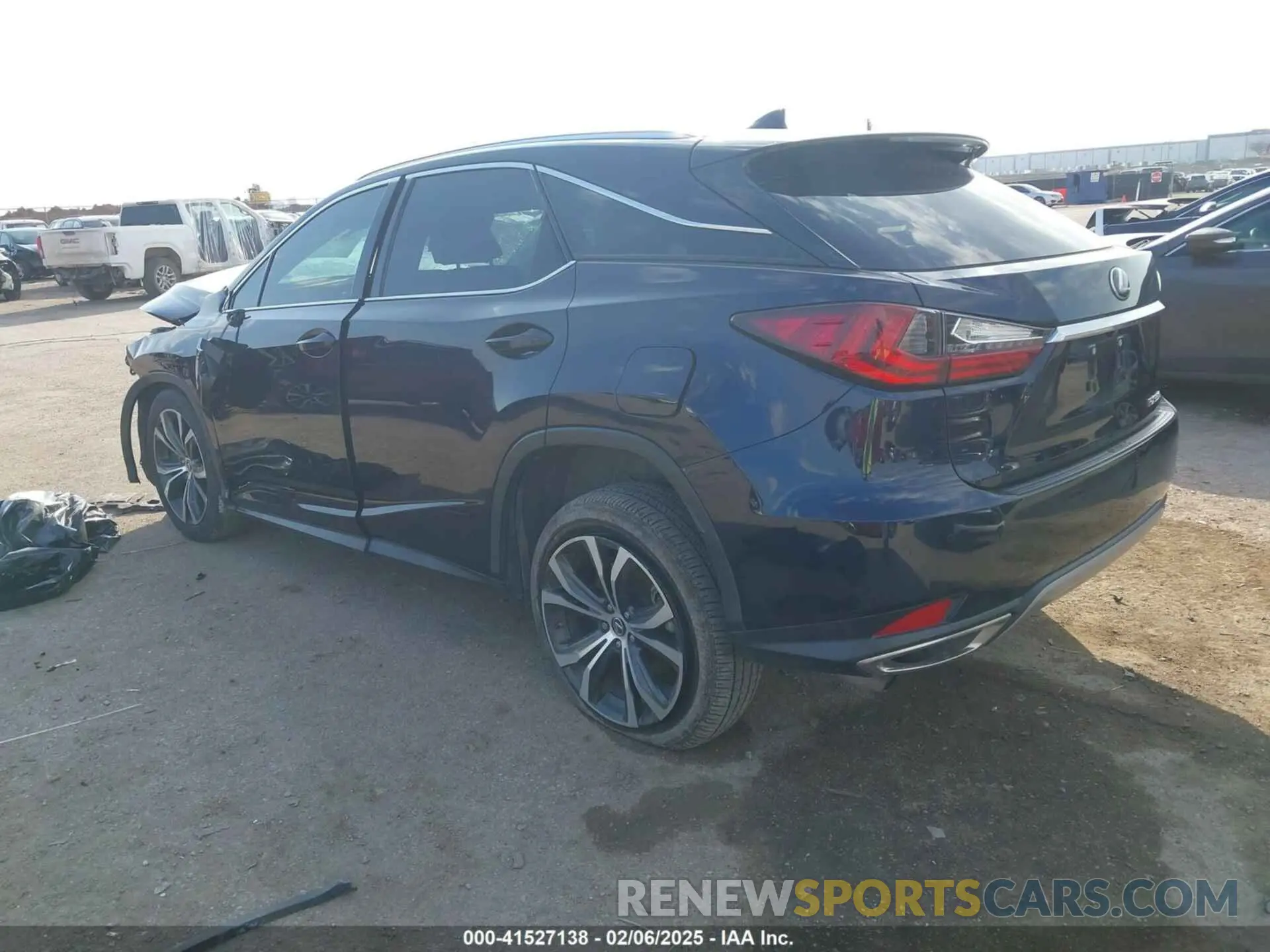 3 fotografías del automóvil dañado 2T2HZMAAXMC185057 LEXUS RX 350 2021