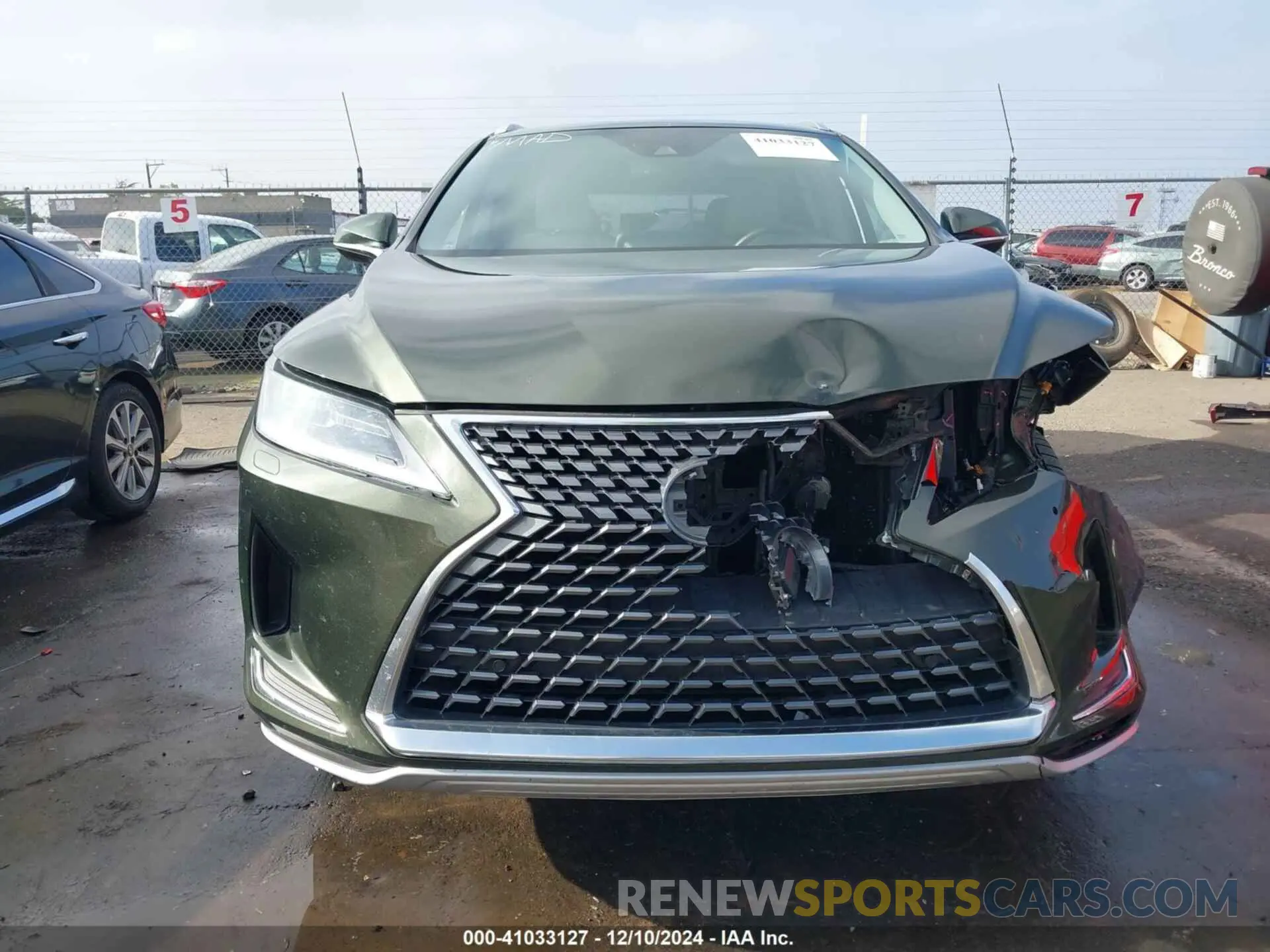 12 fotografías del automóvil dañado 2T2HZMDA0MC267441 LEXUS RX 350 2021