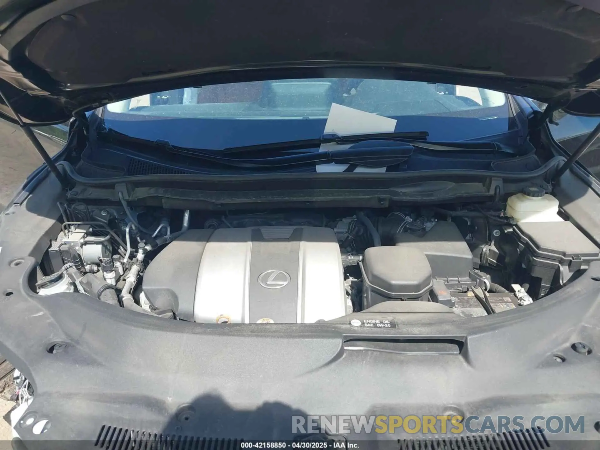 10 fotografías del automóvil dañado 2T2HZMDA1MC260014 LEXUS RX 350 2021