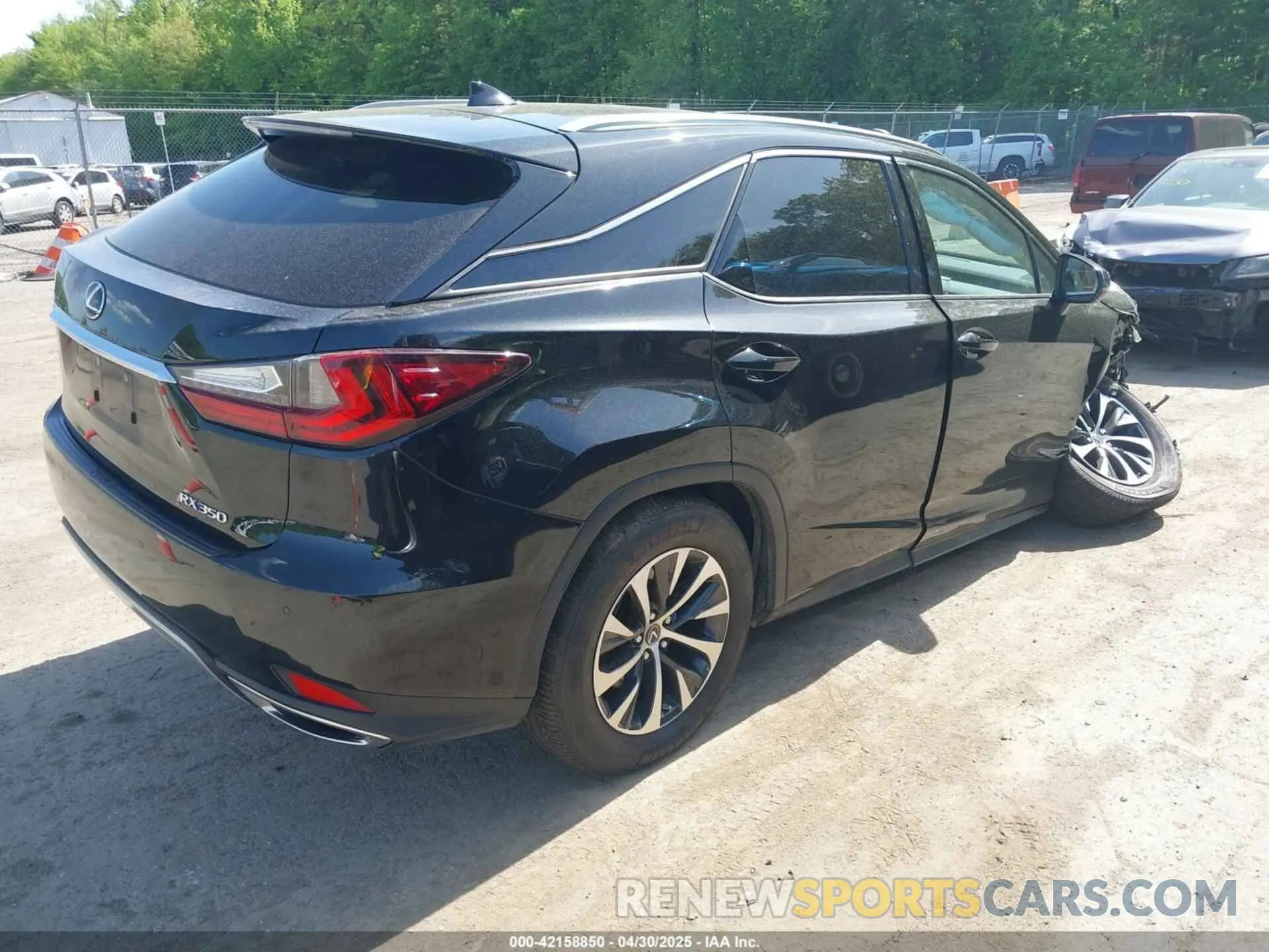 4 fotografías del automóvil dañado 2T2HZMDA1MC260014 LEXUS RX 350 2021