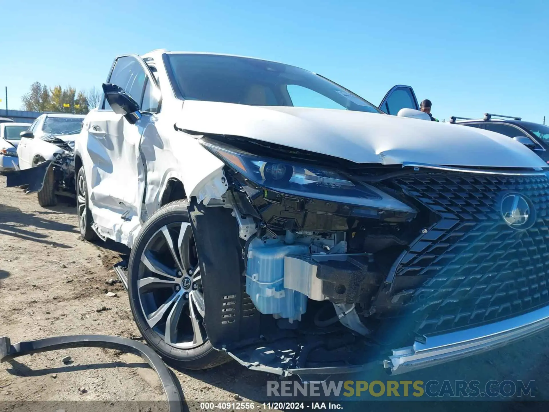 6 fotografías del automóvil dañado 2T2HZMDA1MC290596 LEXUS RX 350 2021