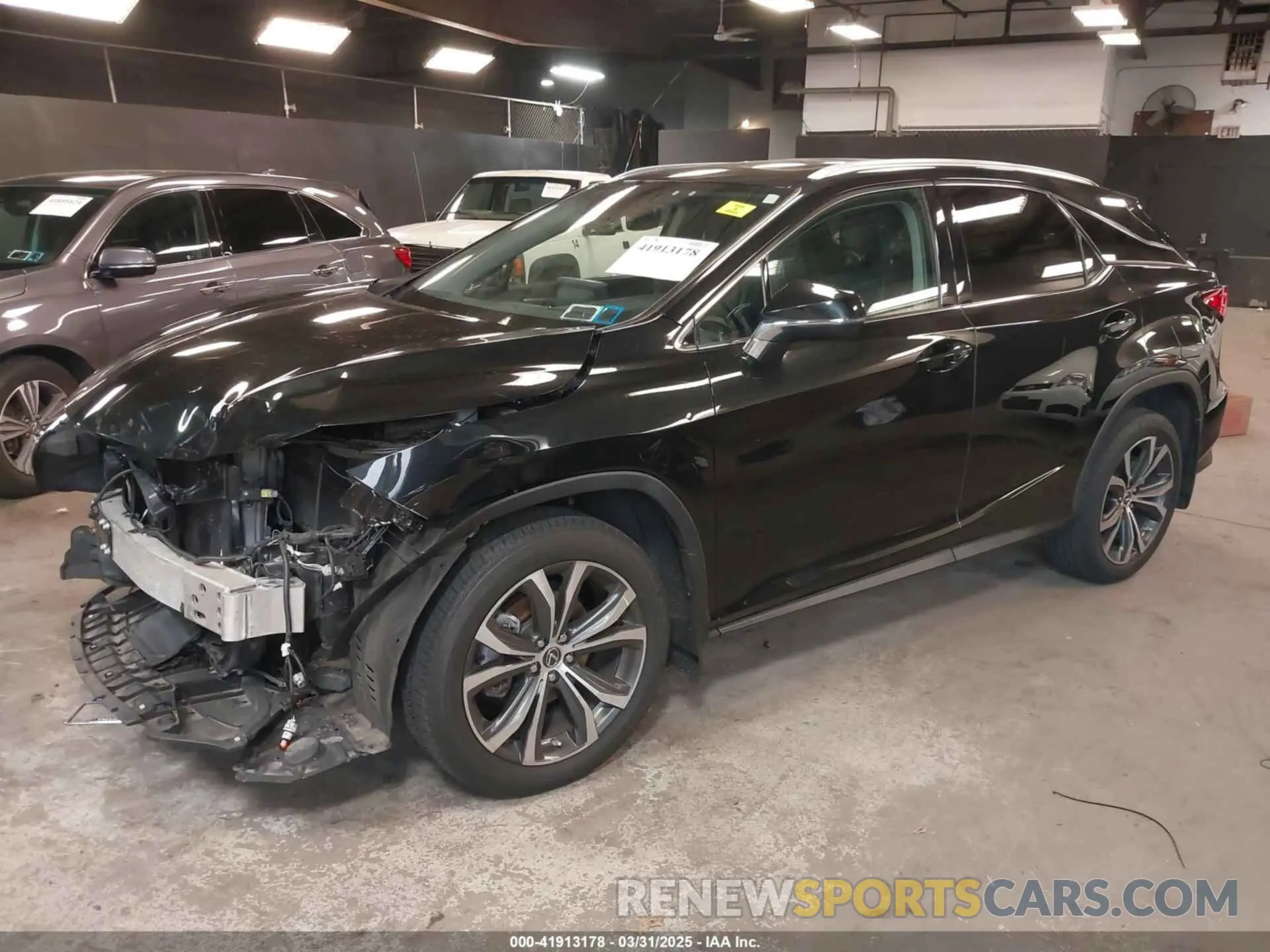 2 fotografías del automóvil dañado 2T2HZMDA2MC279445 LEXUS RX 350 2021