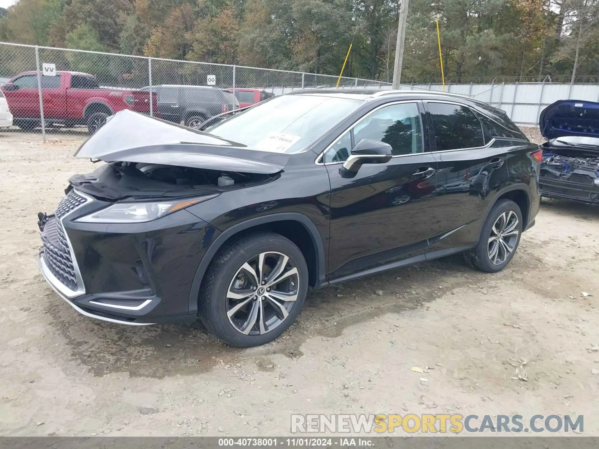2 fotografías del automóvil dañado 2T2HZMDA3MC293838 LEXUS RX 350 2021