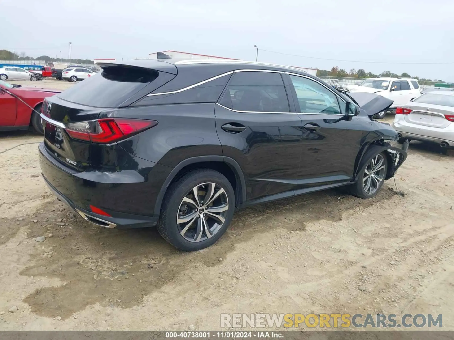 4 fotografías del automóvil dañado 2T2HZMDA3MC293838 LEXUS RX 350 2021
