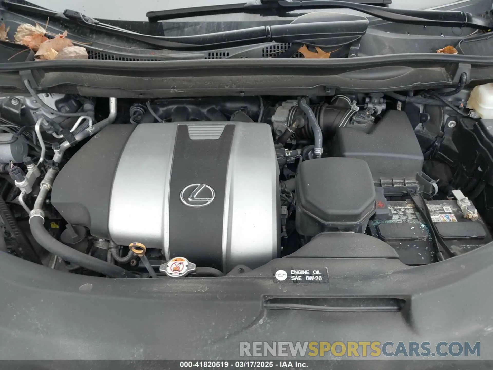 10 fotografías del automóvil dañado 2T2HZMDA4MC259360 LEXUS RX 350 2021