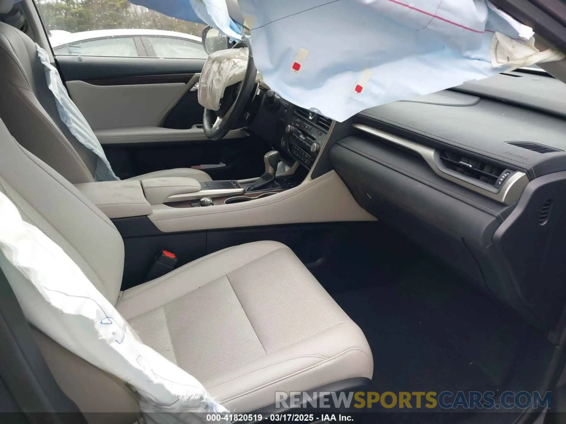 5 fotografías del automóvil dañado 2T2HZMDA4MC259360 LEXUS RX 350 2021