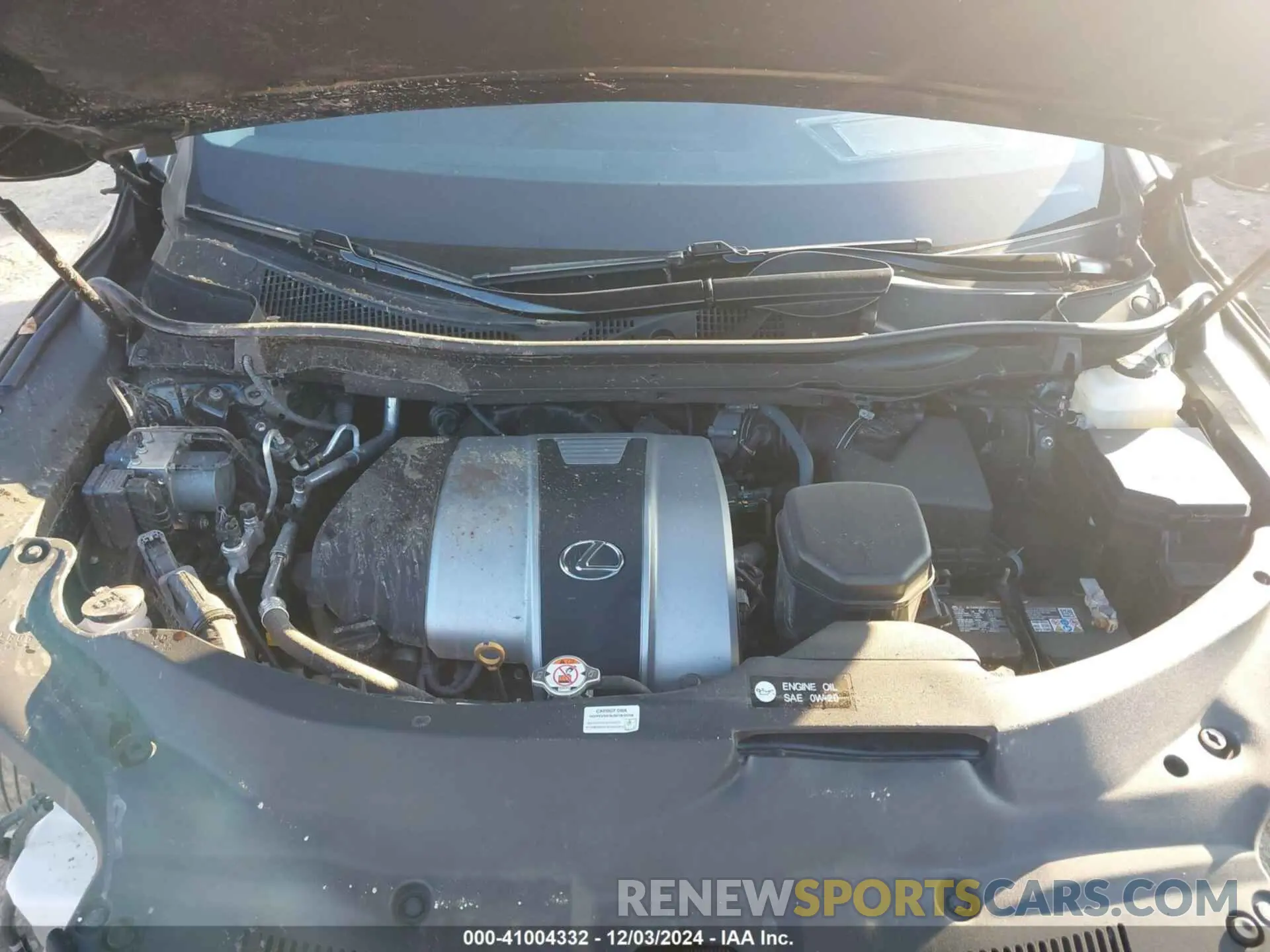 10 fotografías del automóvil dañado 2T2HZMDA4MC281259 LEXUS RX 350 2021