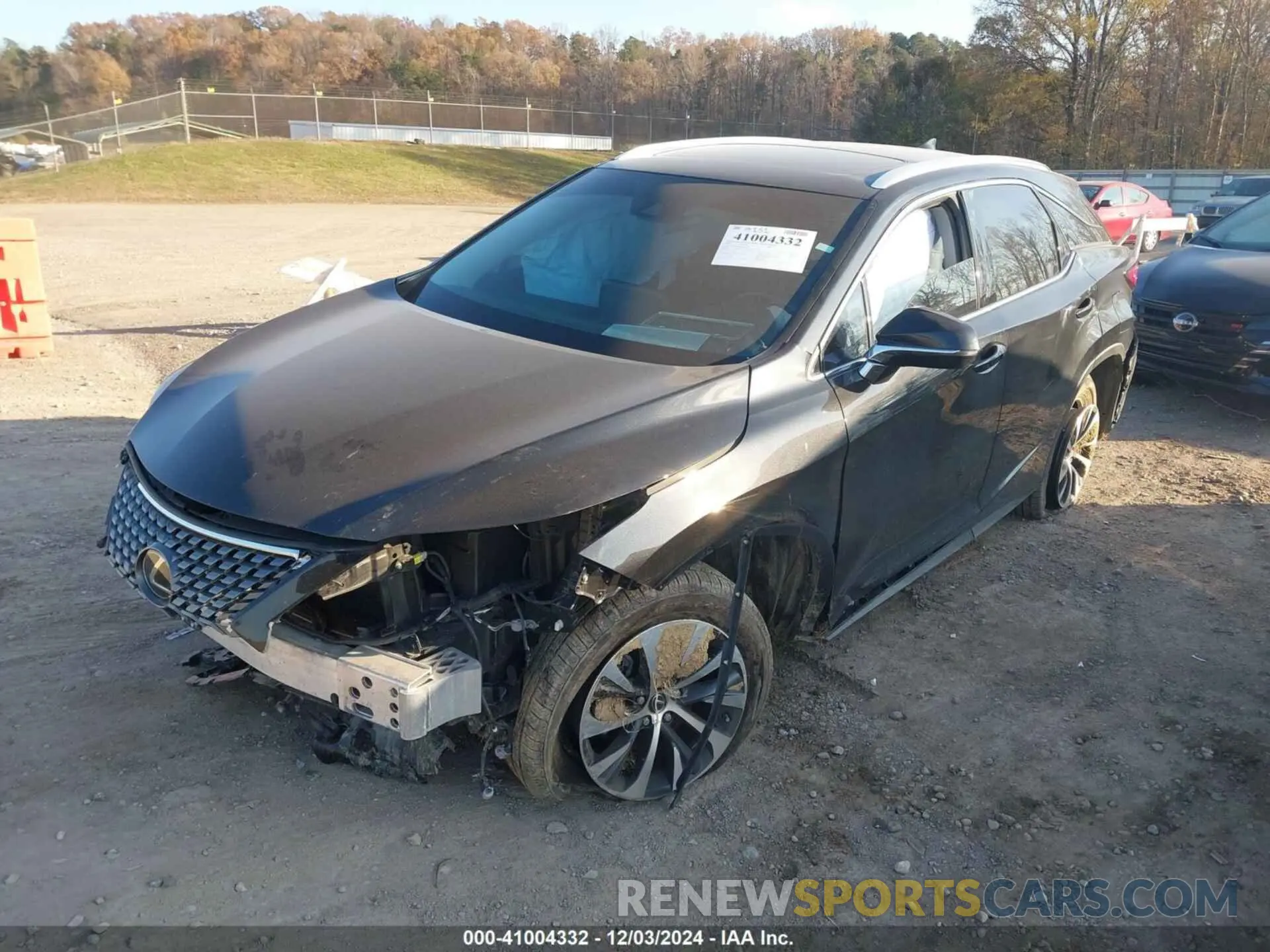 2 fotografías del automóvil dañado 2T2HZMDA4MC281259 LEXUS RX 350 2021