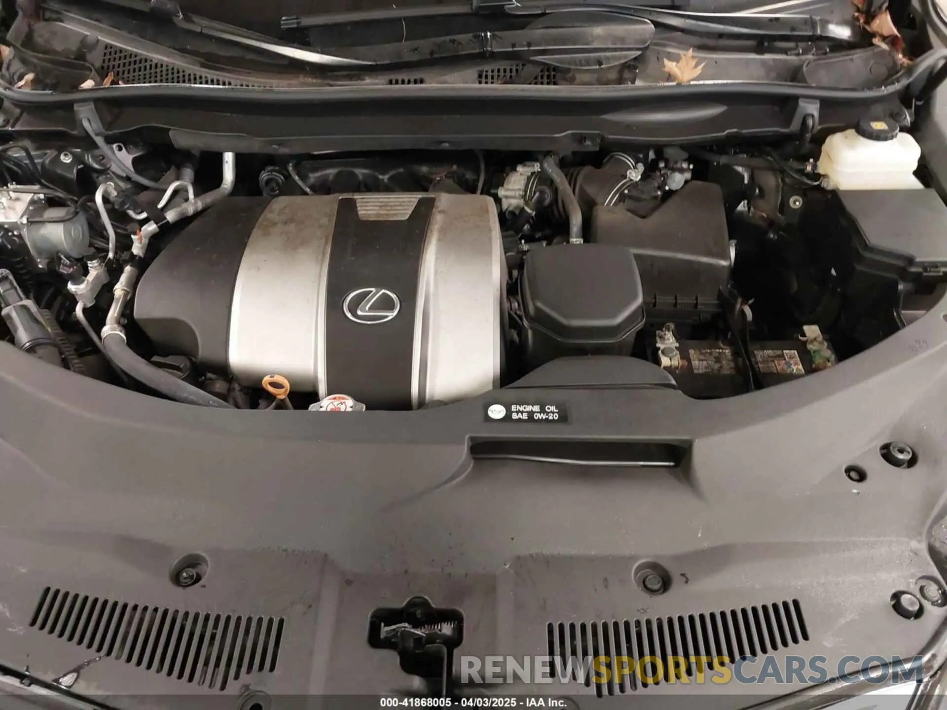 10 fotografías del automóvil dañado 2T2HZMDA5MC279844 LEXUS RX 350 2021