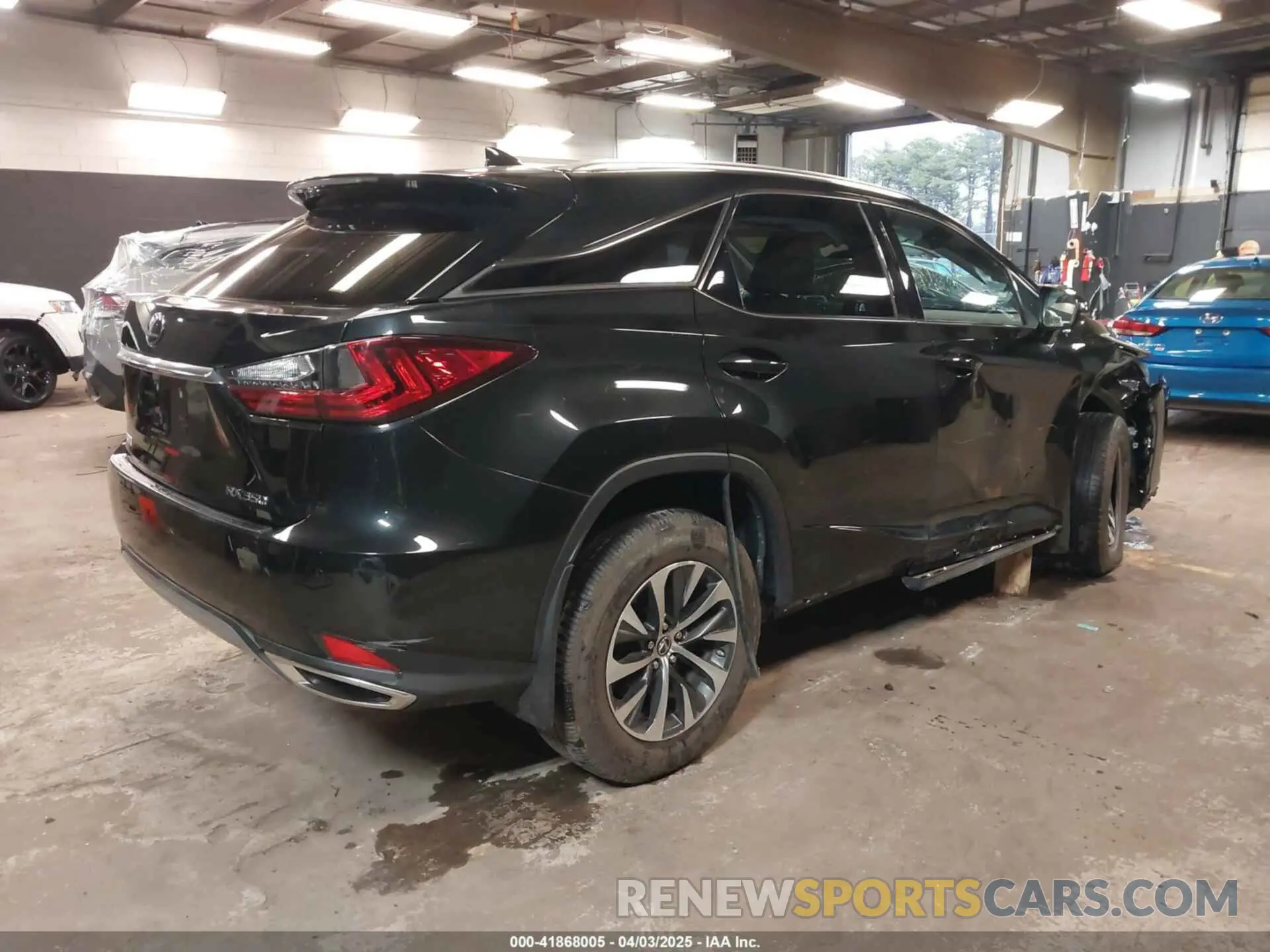 4 fotografías del automóvil dañado 2T2HZMDA5MC279844 LEXUS RX 350 2021