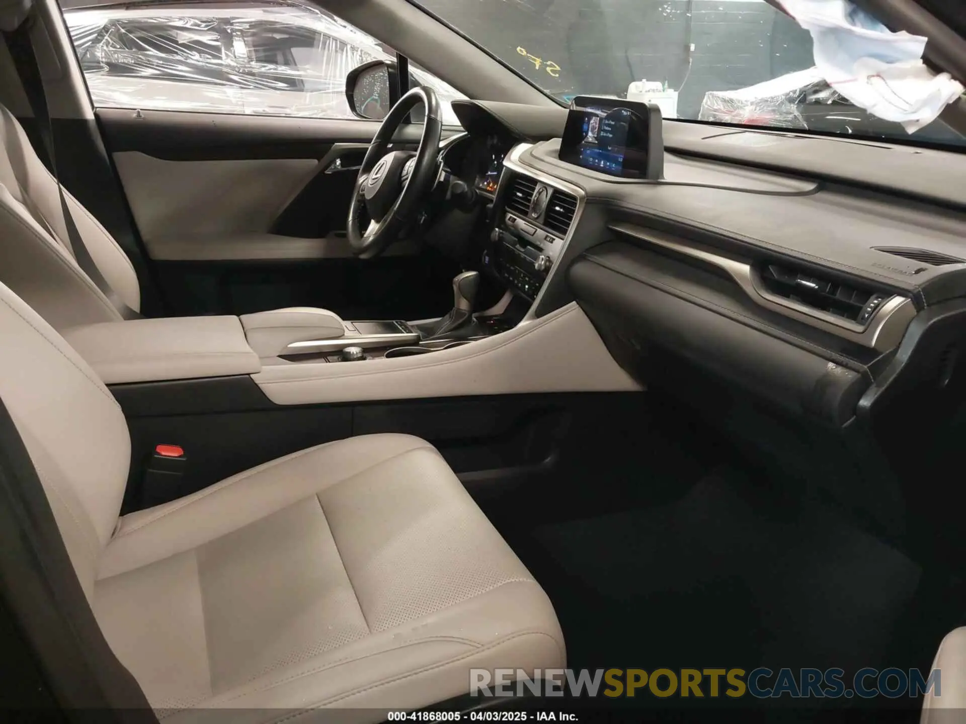 5 fotografías del automóvil dañado 2T2HZMDA5MC279844 LEXUS RX 350 2021
